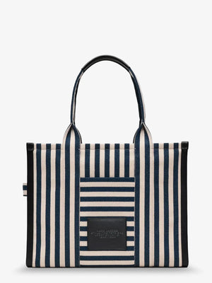 The Large Tote canvas handbag with front embroidered logo