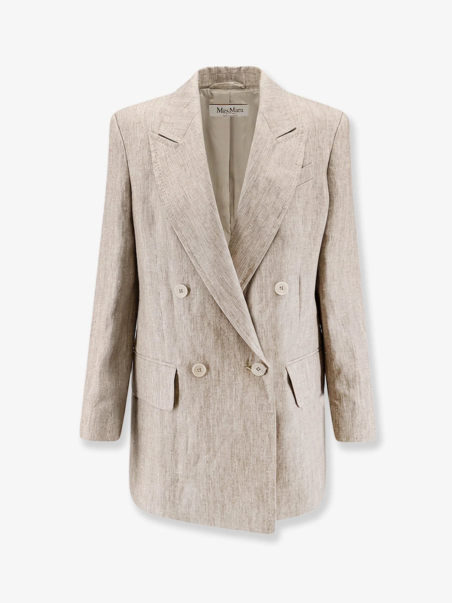 Mxmolimpia linen blazer