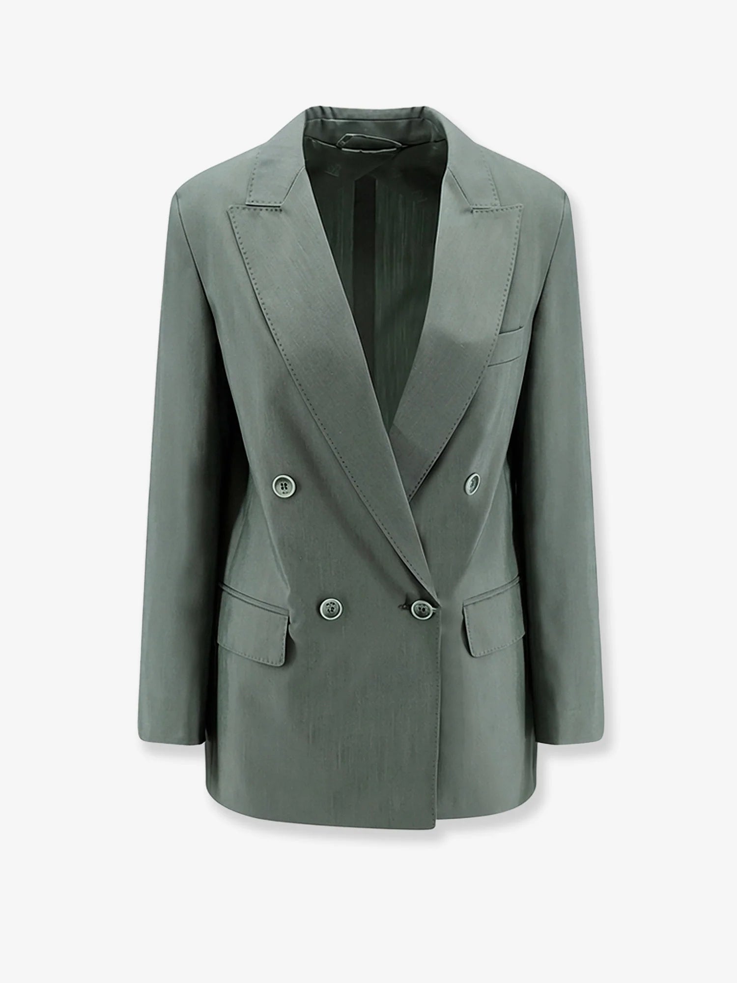 Mxmalbata virgin wool and silk blazer