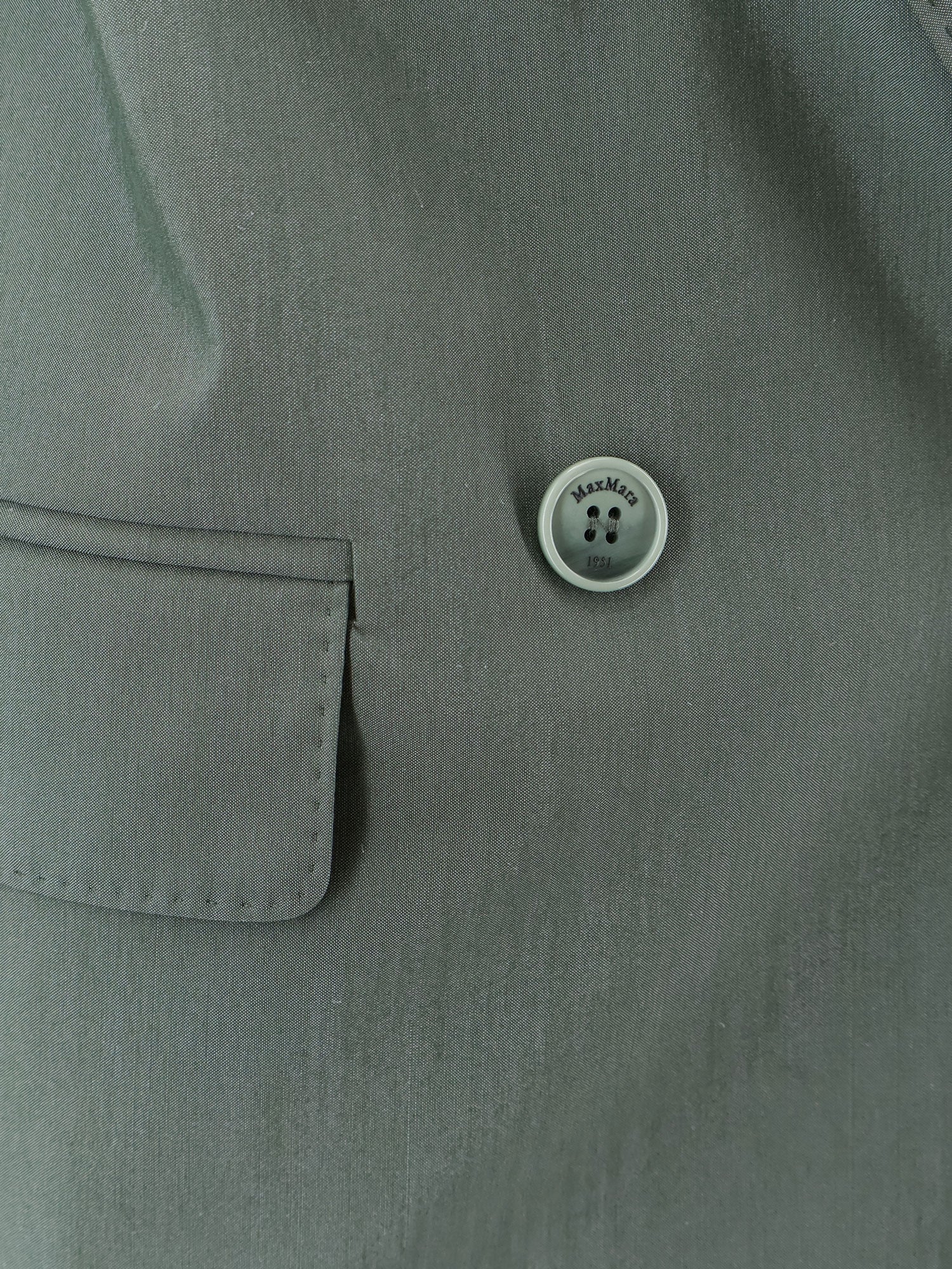 Mxmalbata virgin wool and silk blazer