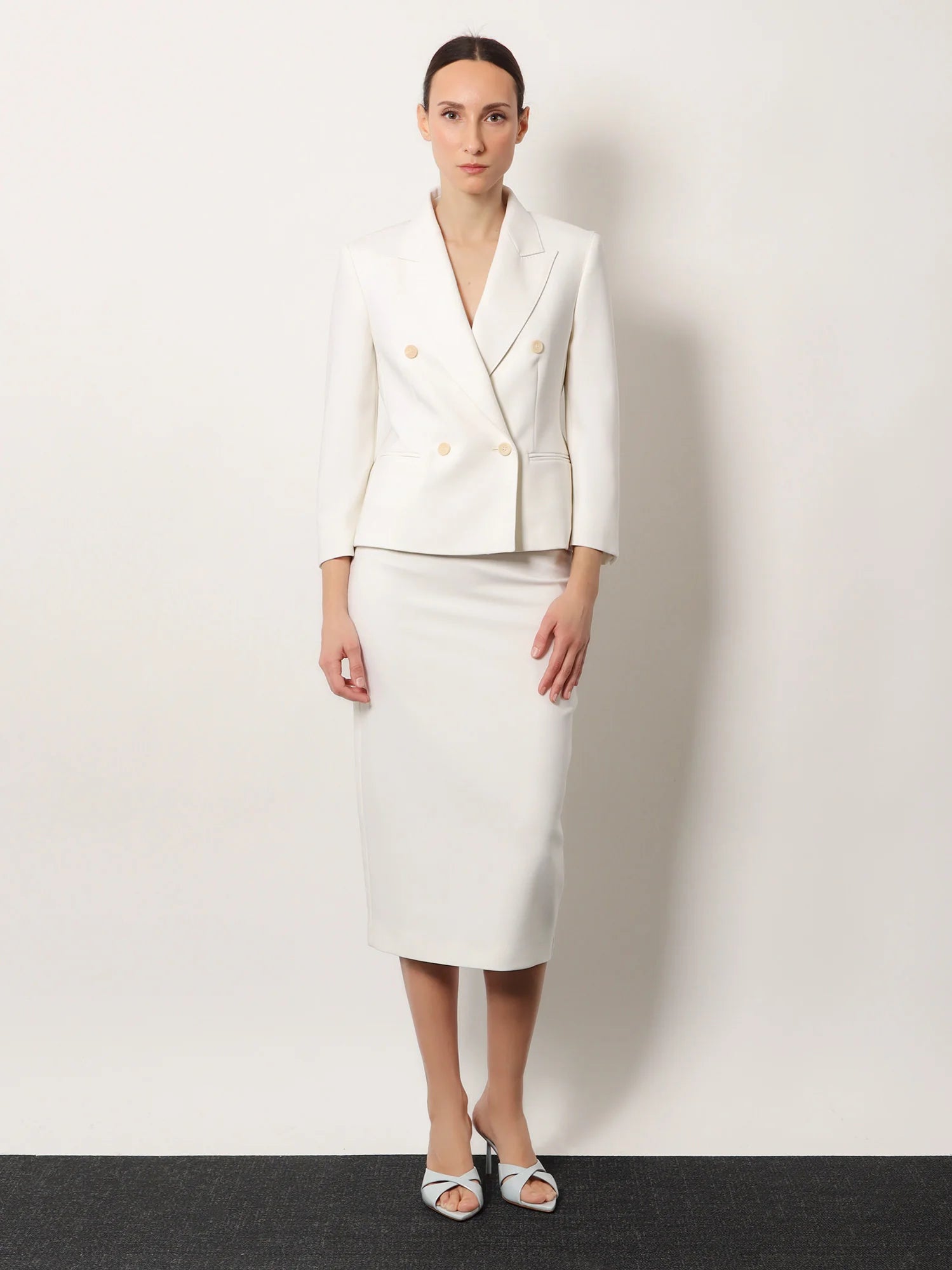 Mxmdorico stretch virgin wool blazer