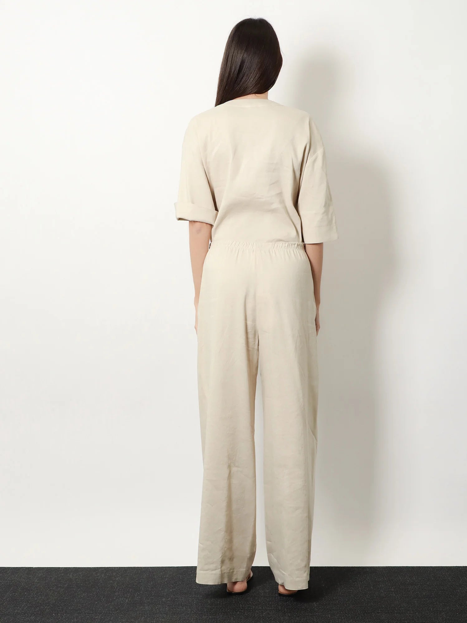 Mxpdestino linen and viscose trousers