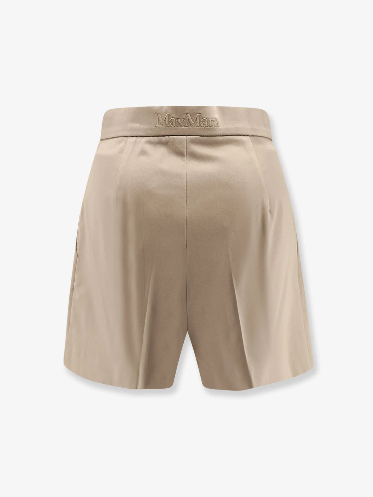 Tabacco stretch cotton shorts