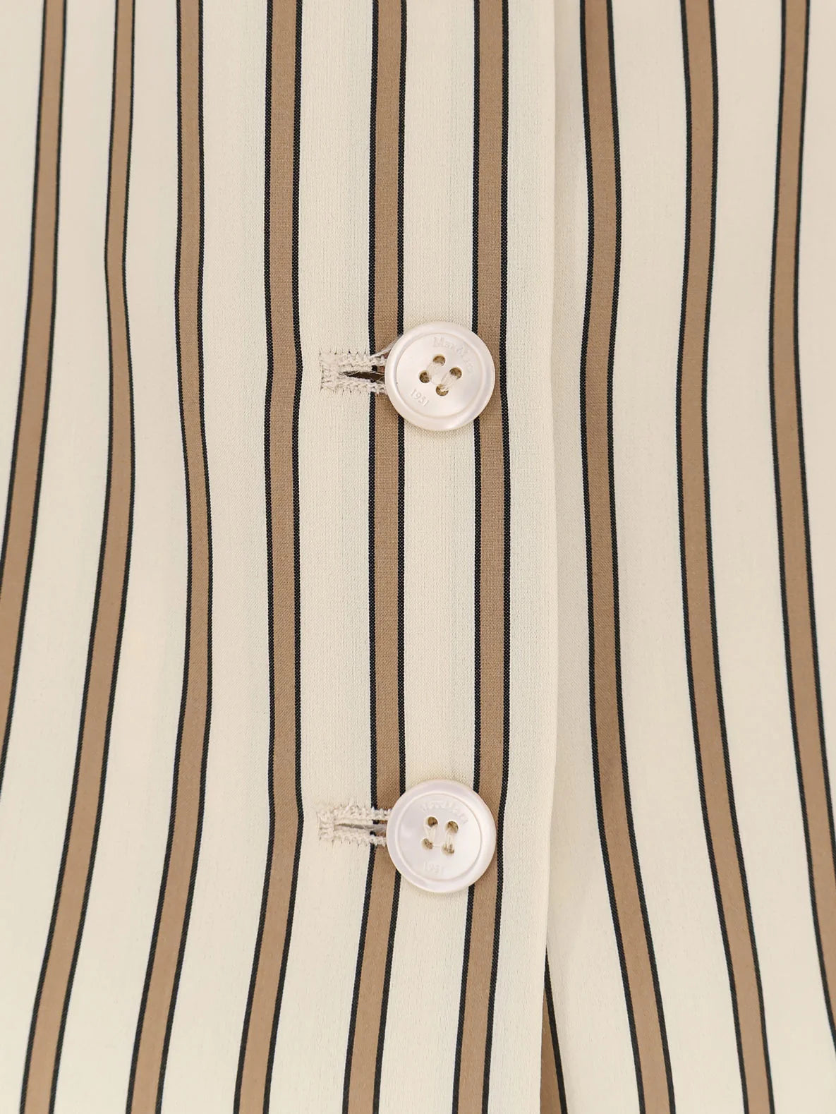 Mxmfauno striped cotton and silk vest