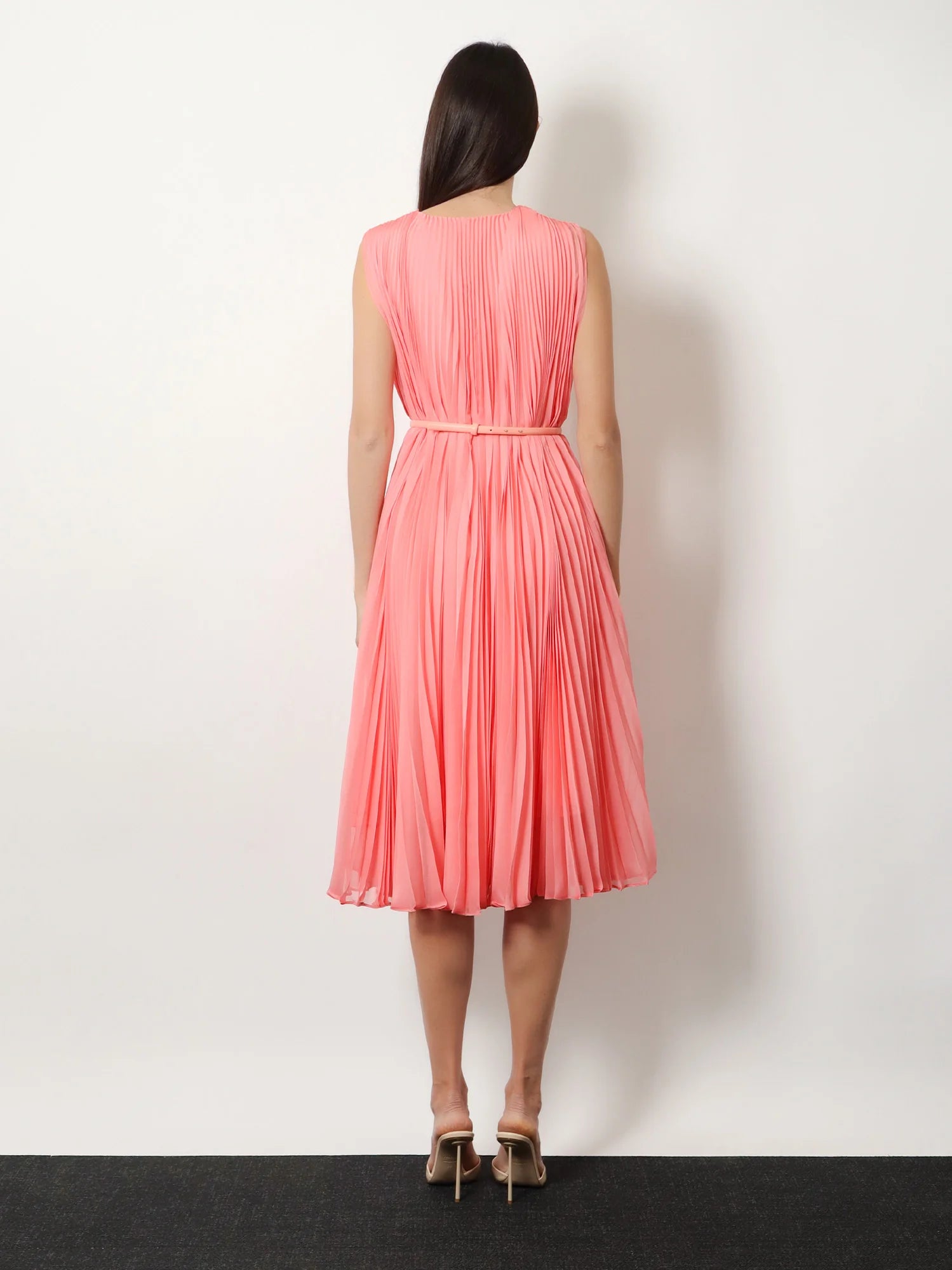 Mxecapsula long dress with belt