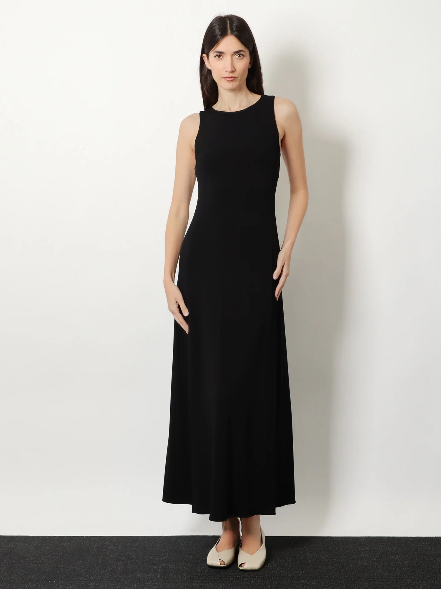 Mxppania stretch viscose long dress