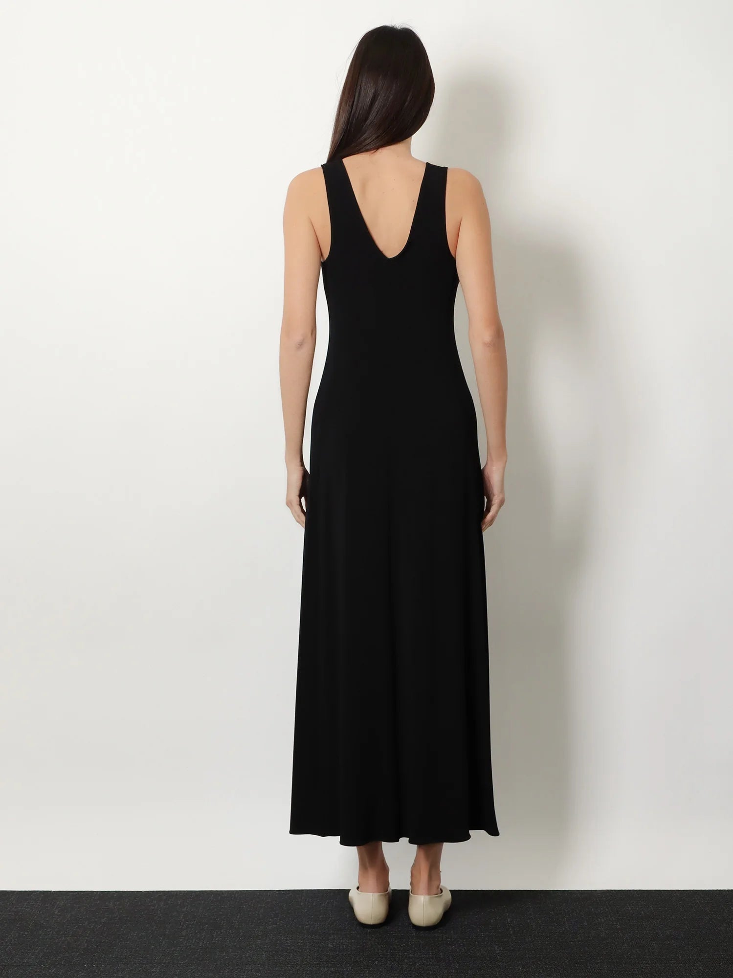 Mxppania stretch viscose long dress