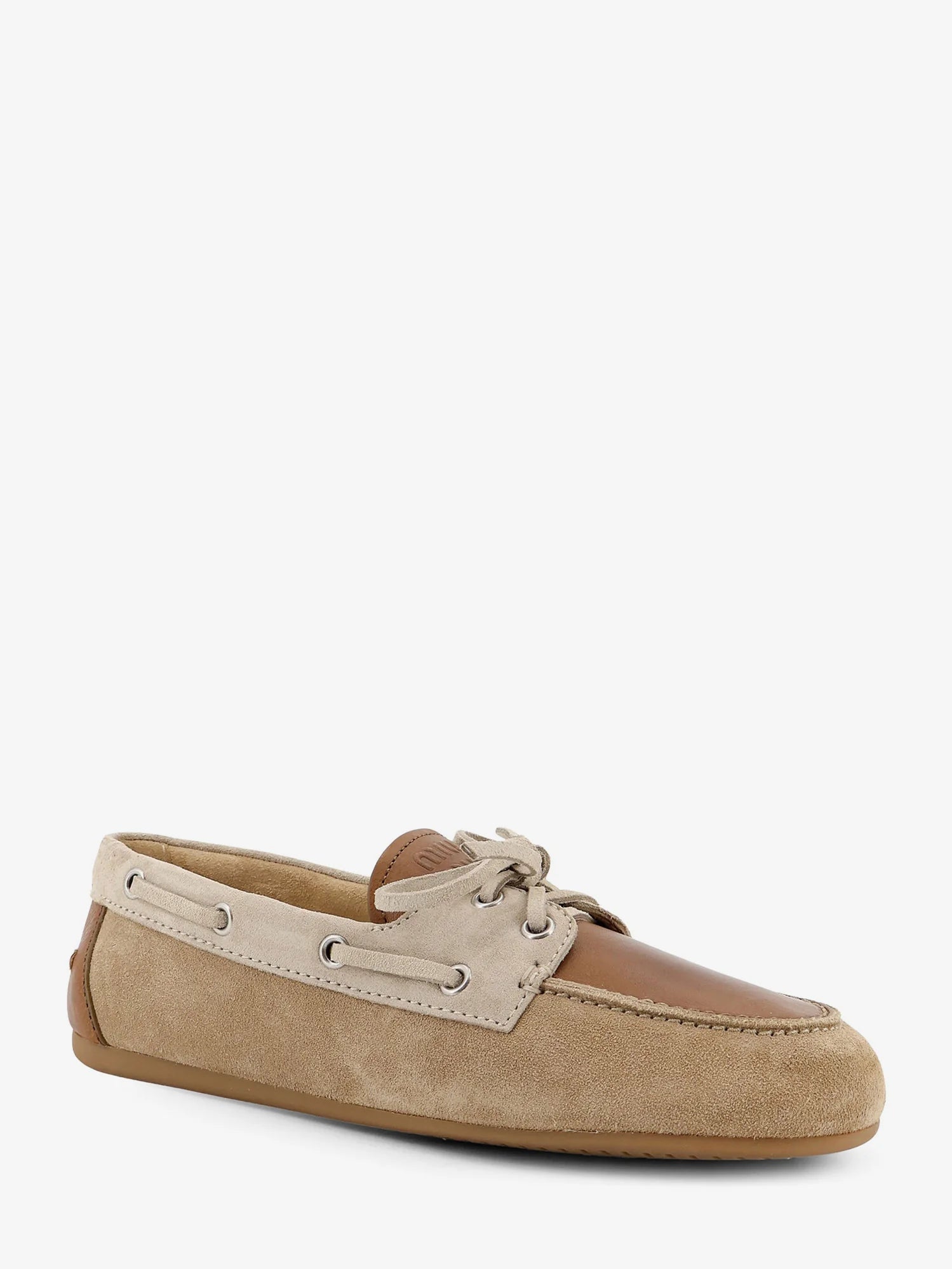Vintage effect leather loafers