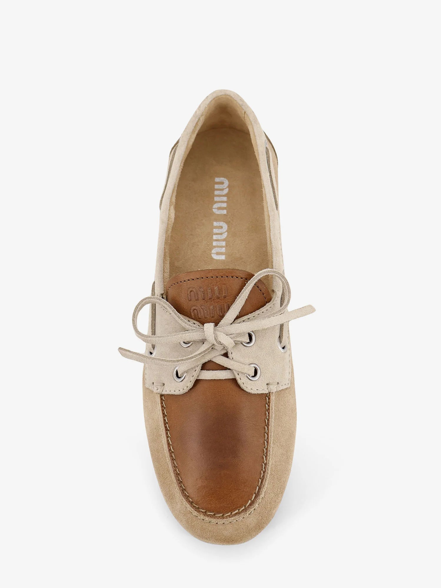Vintage effect leather loafers