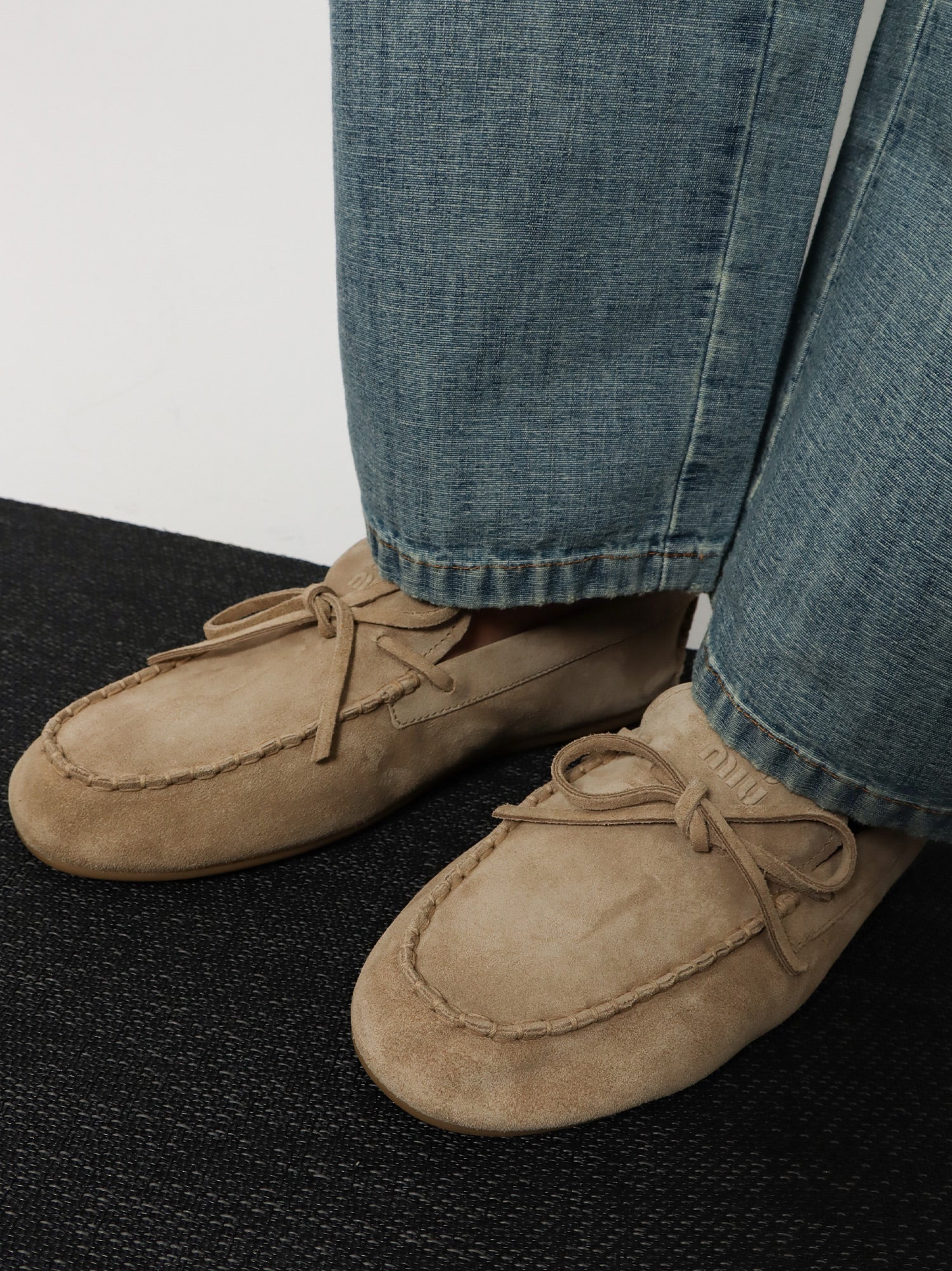 Suede loafers
