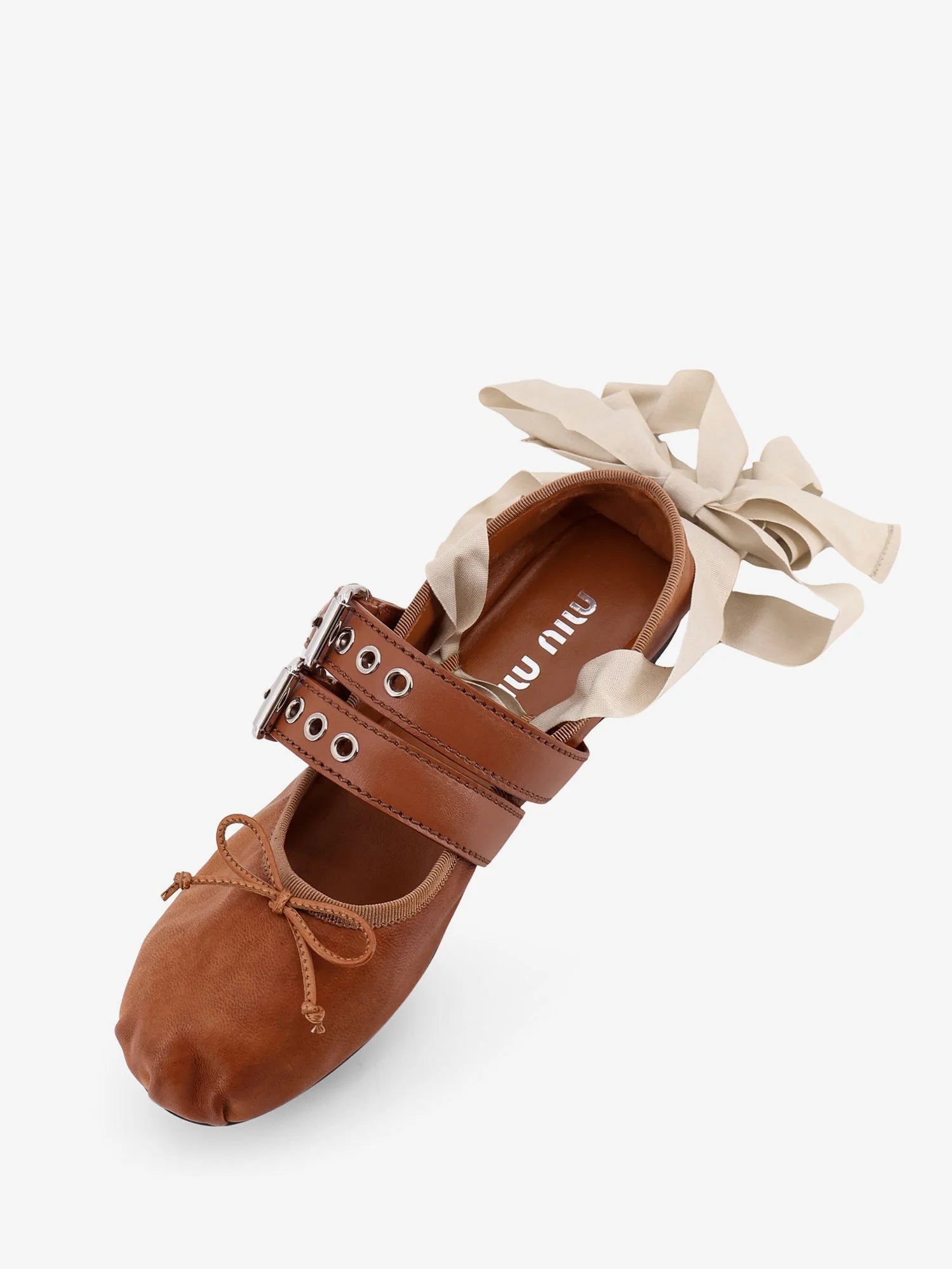 Leather ballerinas