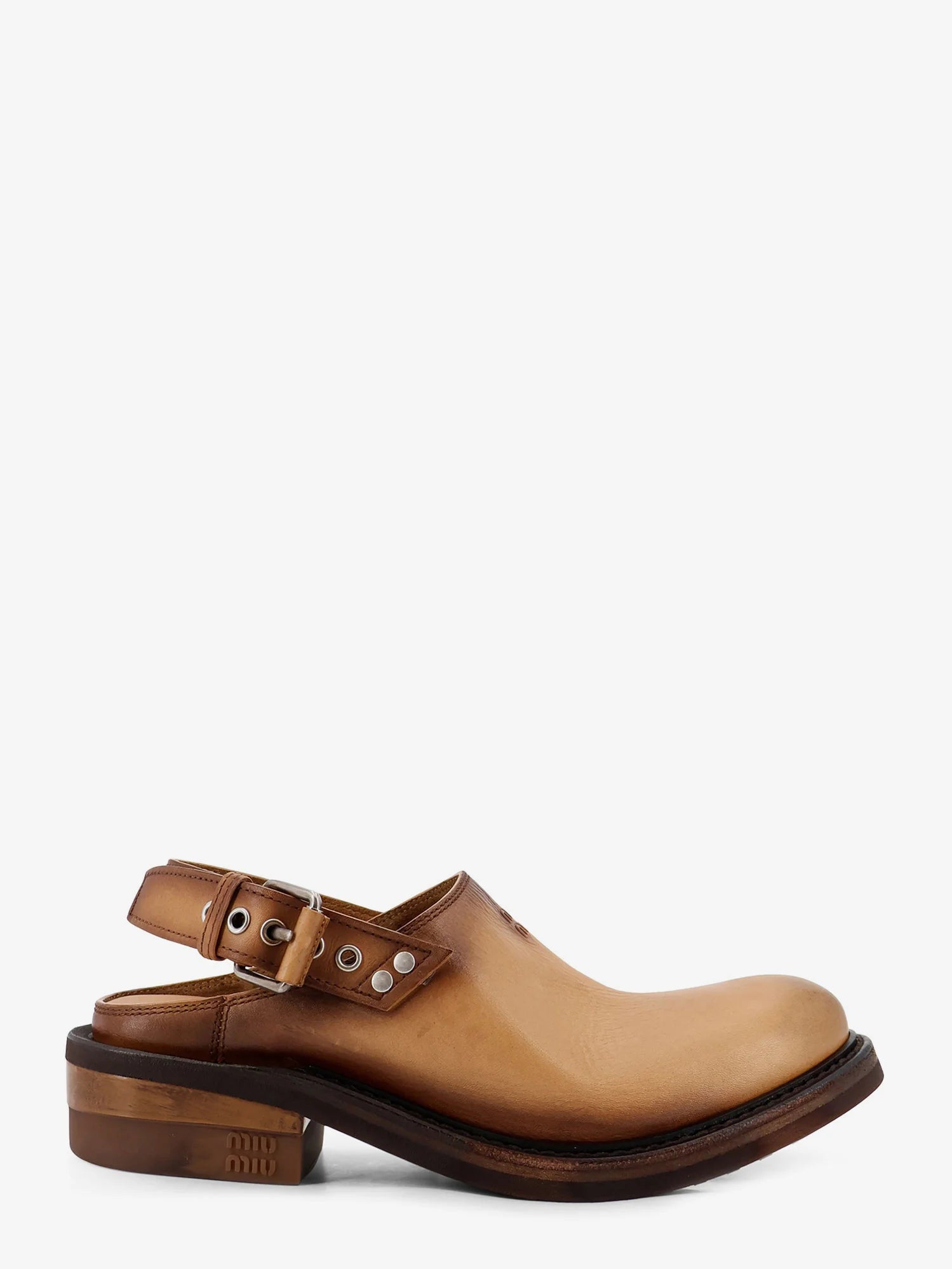 Foule Leather Sabot Sandals