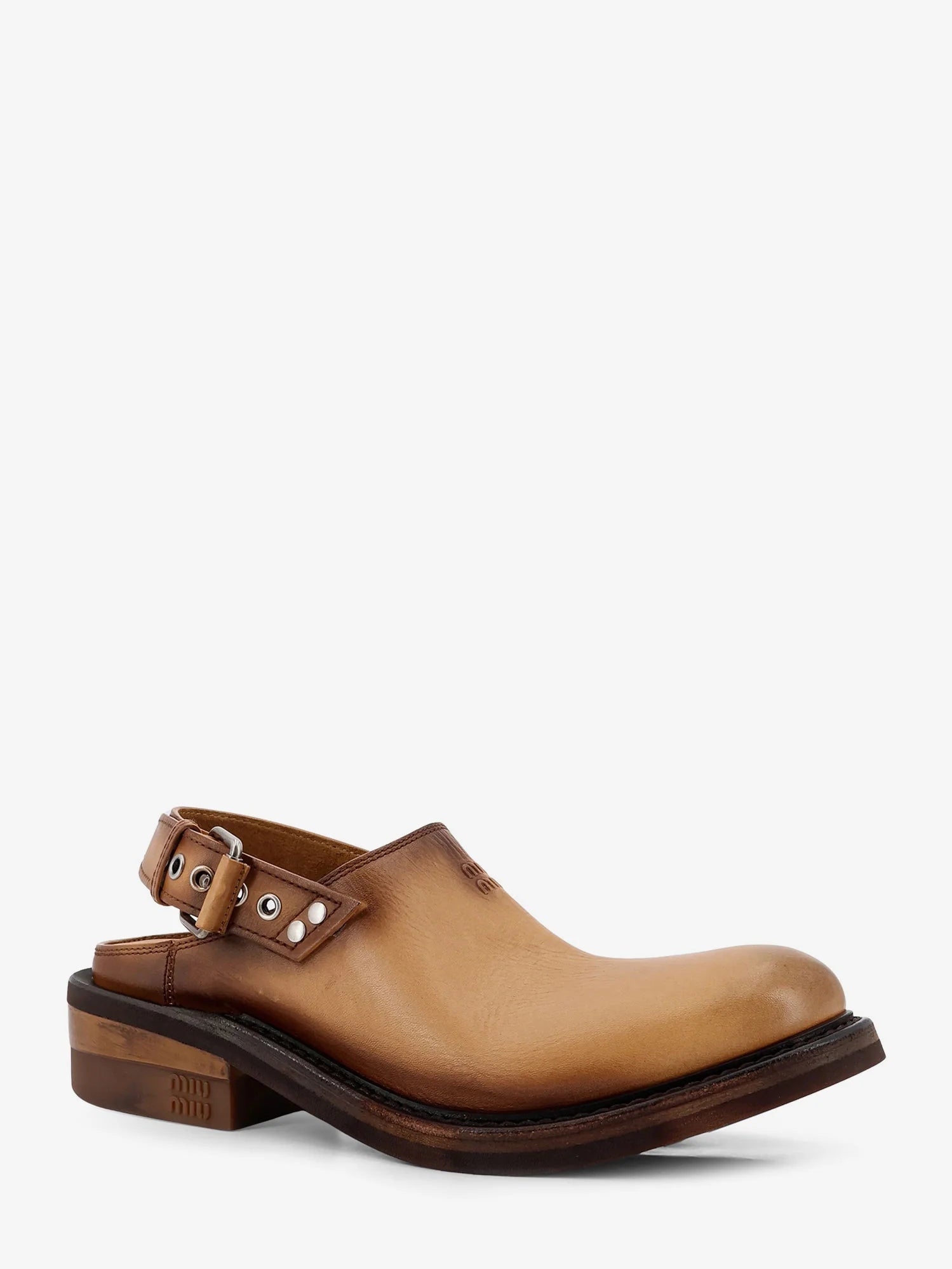 Foule Leather Sabot Sandals