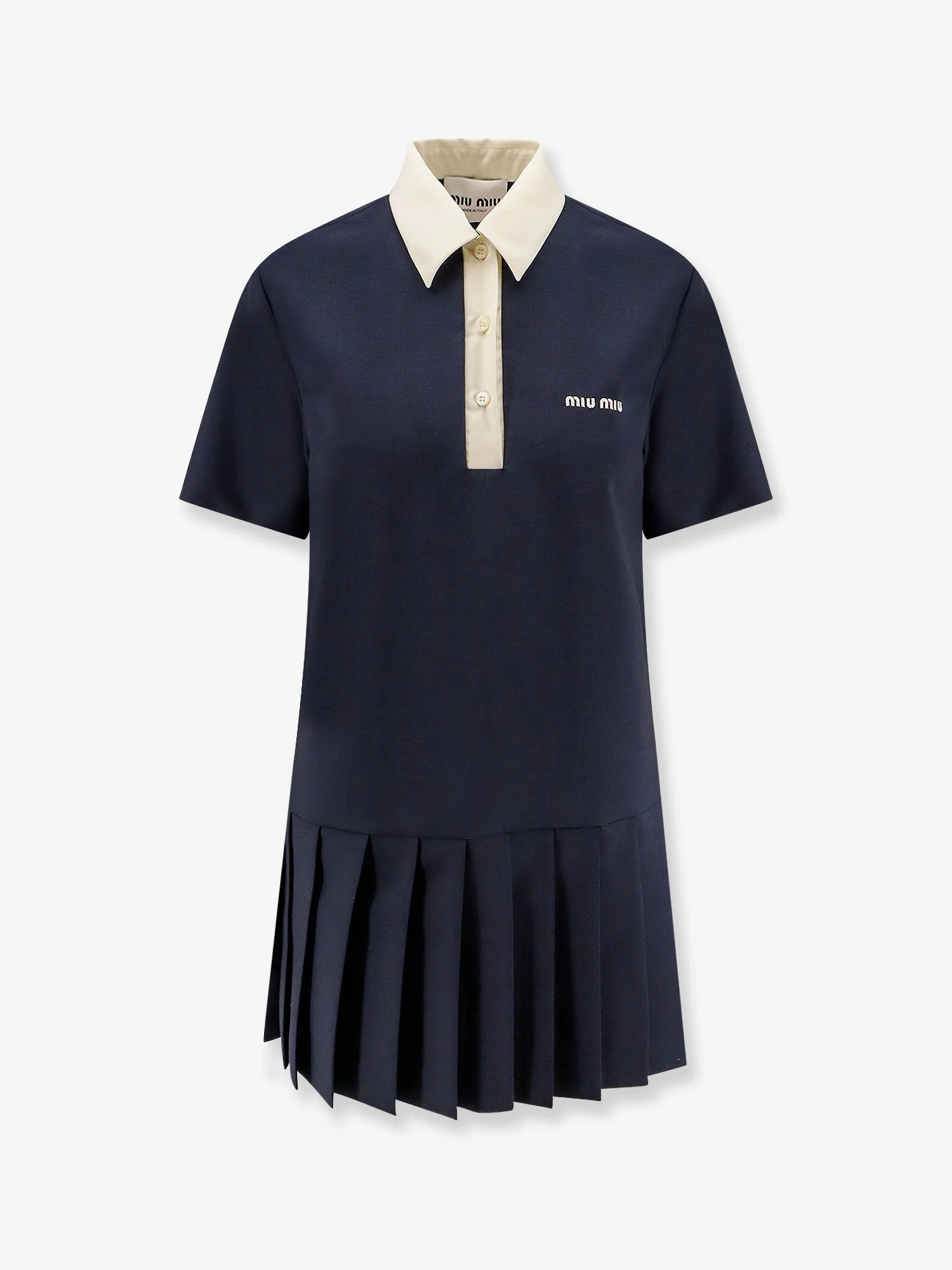 Mohair and virgin wool short dress