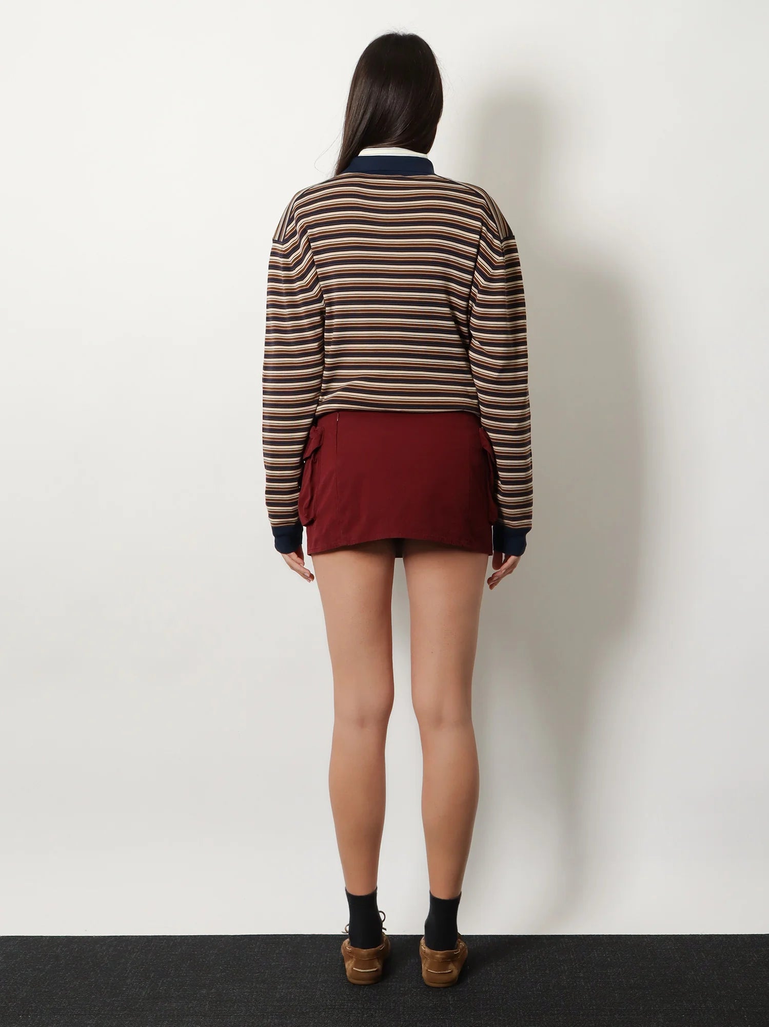 Cotton mini skirt