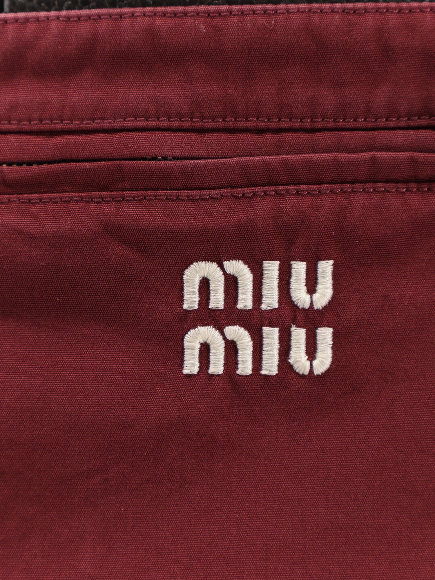 Cotton mini skirt