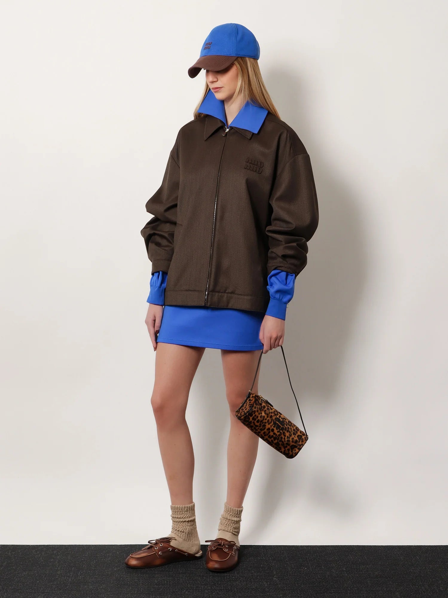 Virgin wool jacket with Logo detail