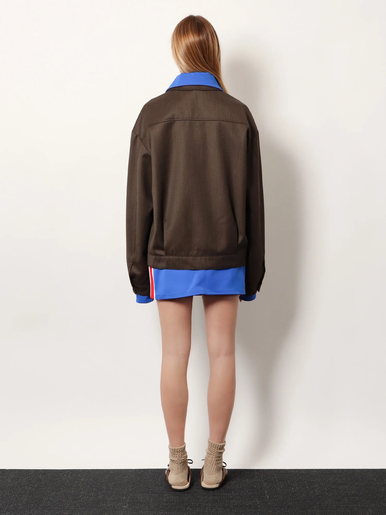 Virgin wool jacket with Logo detail