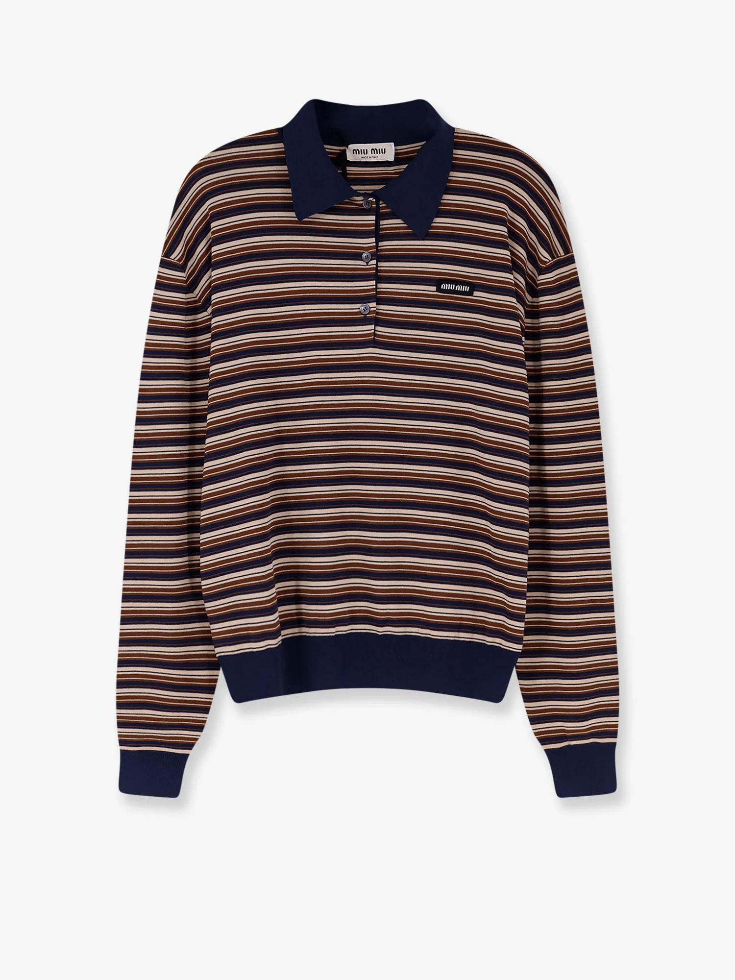 Virgin wool polo shirt