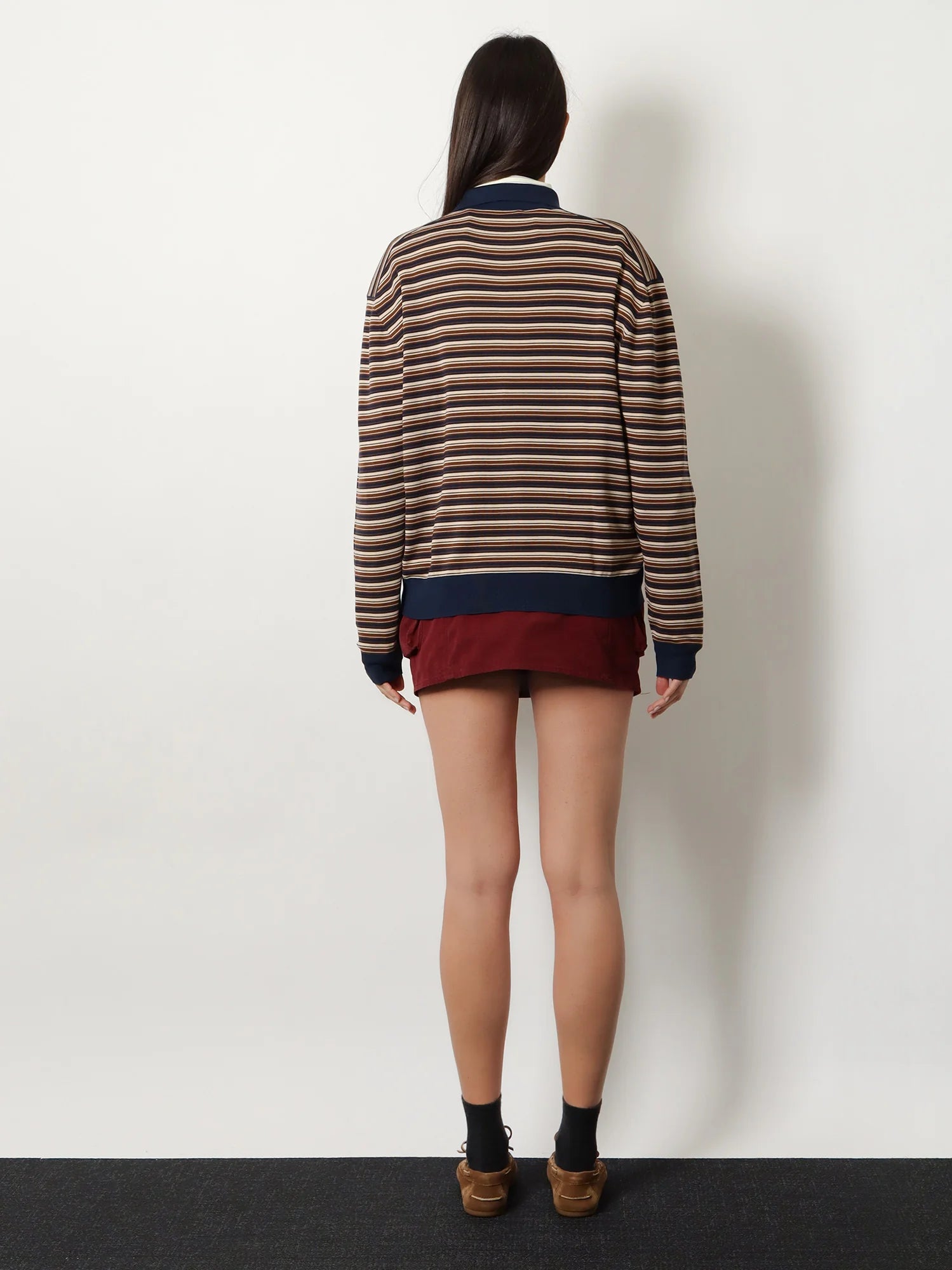 Virgin wool polo shirt