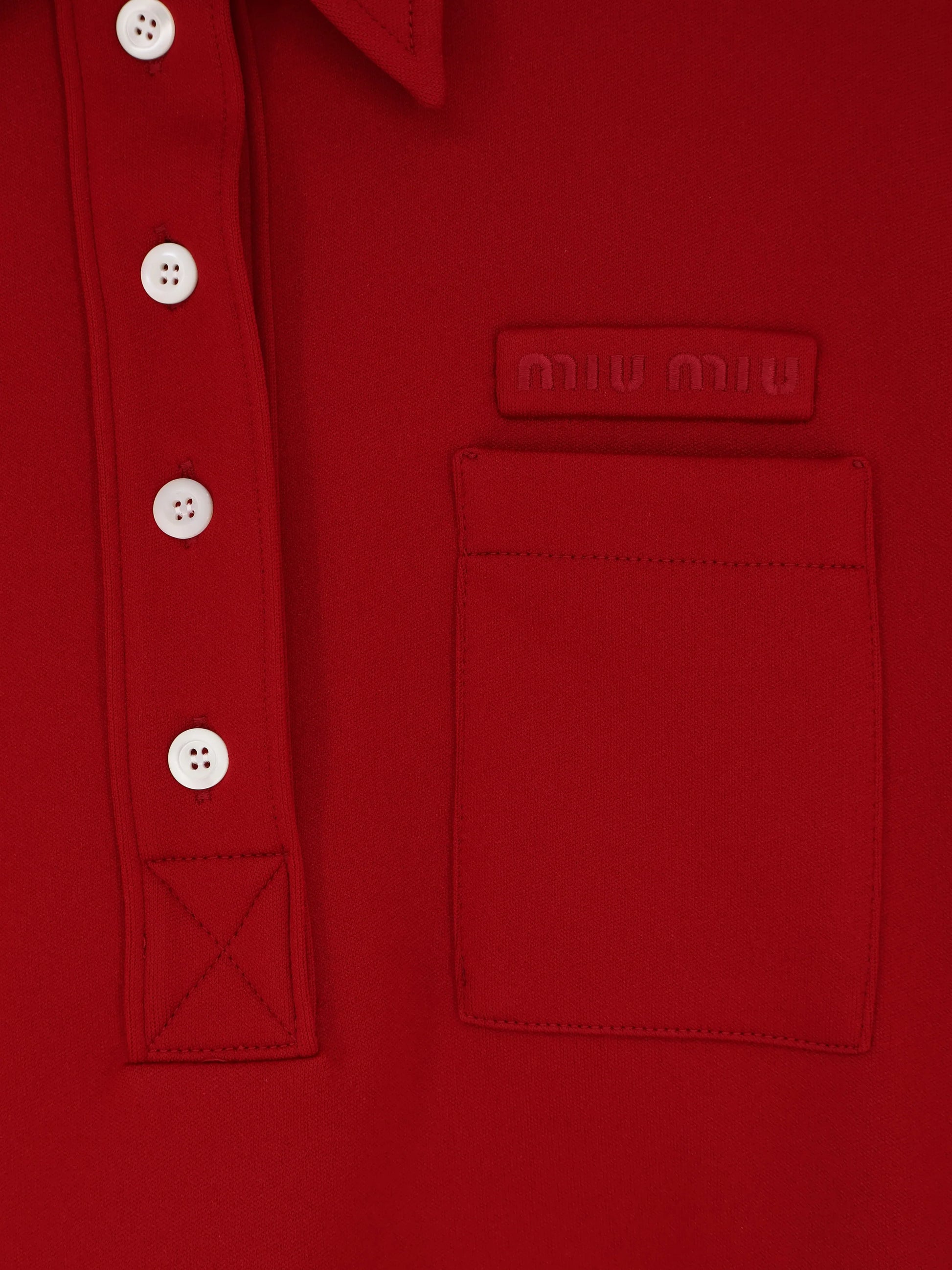 Polo Shirt with Lettering Logo patch