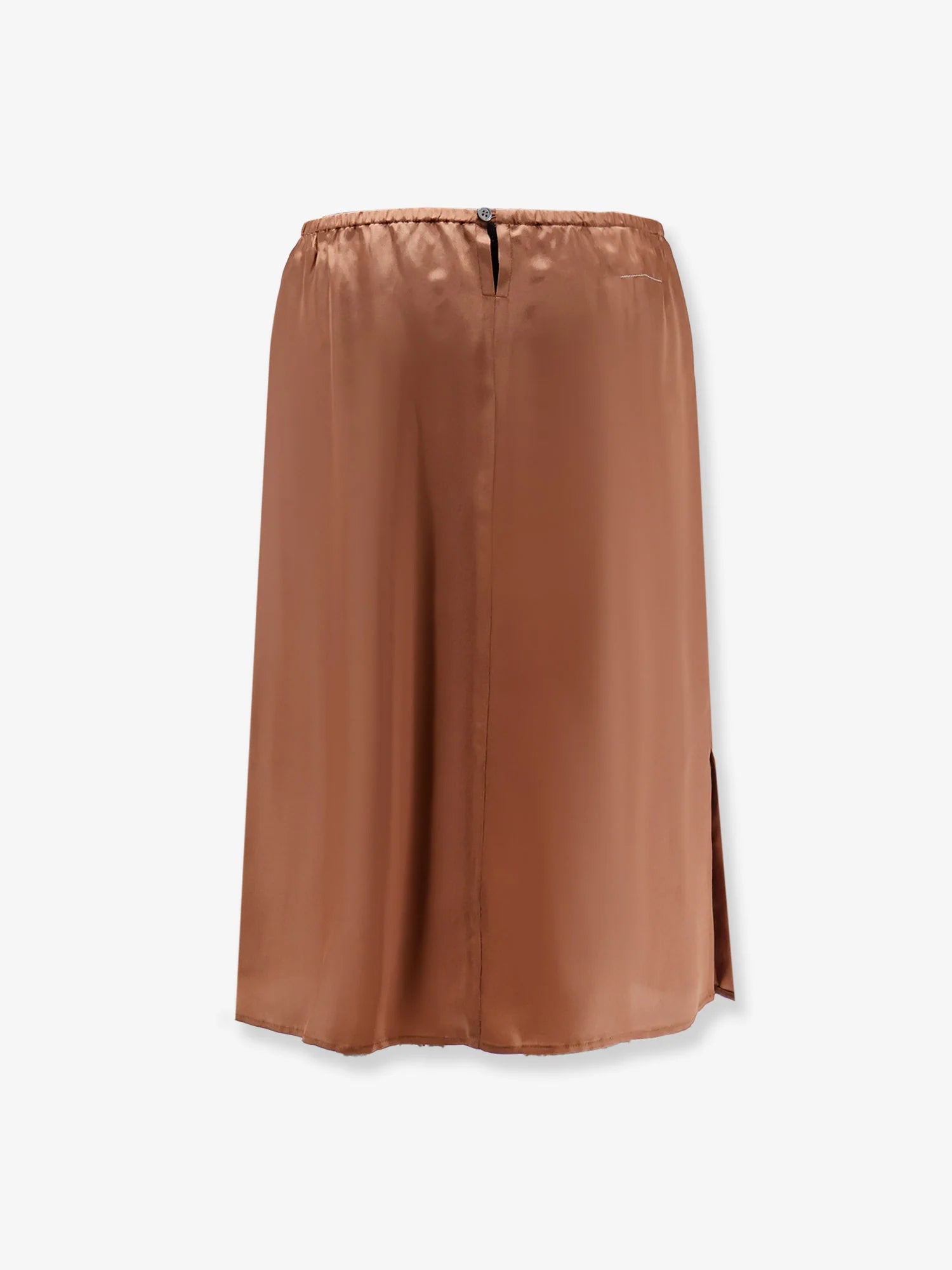 Cupro blend midi skirt