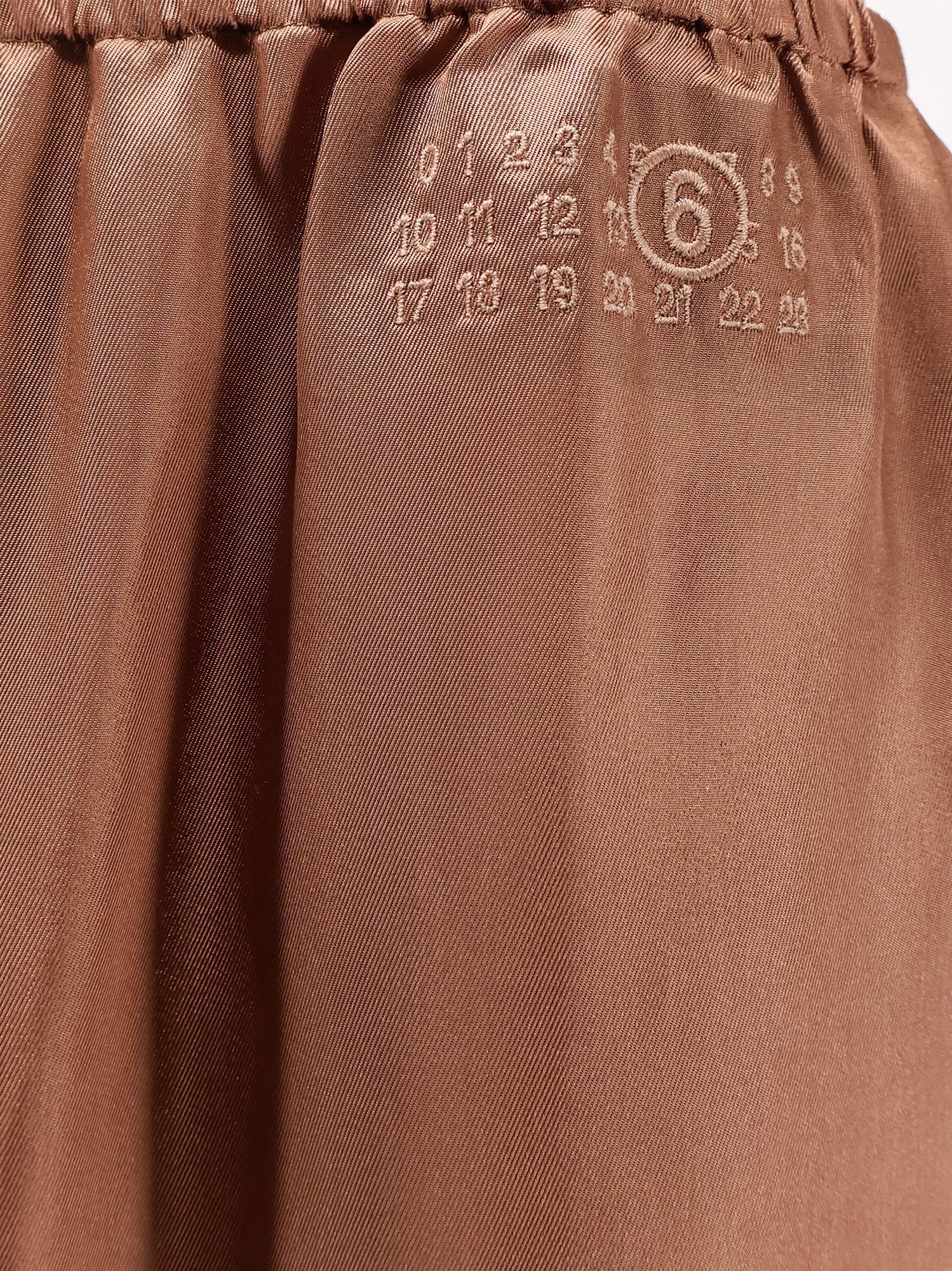Cupro blend midi skirt