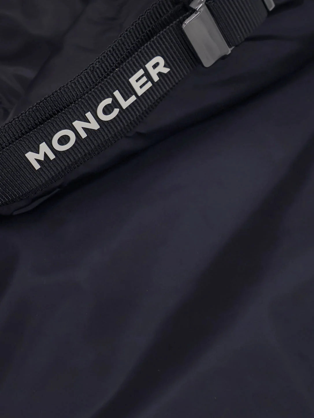 Trestraou down jacket with grosgrain profiles