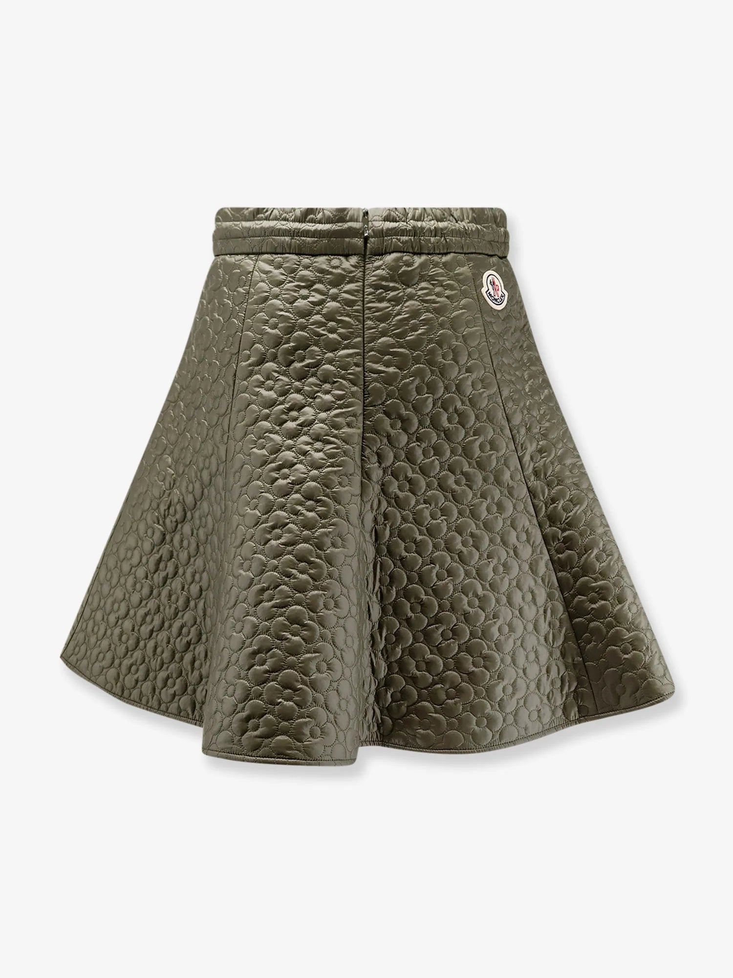 Quilted nylon skirt