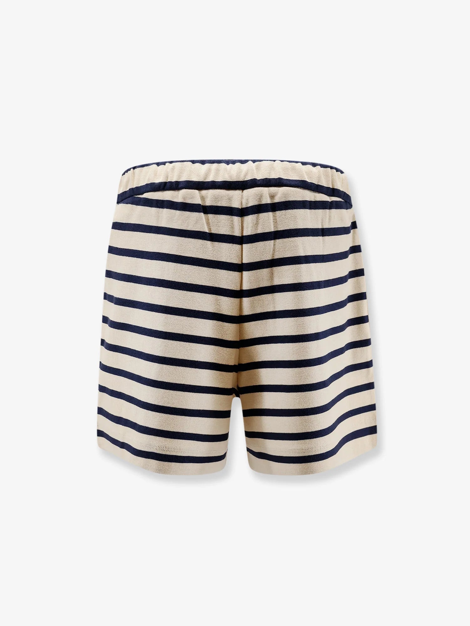 Cotton shorts with striped pattern