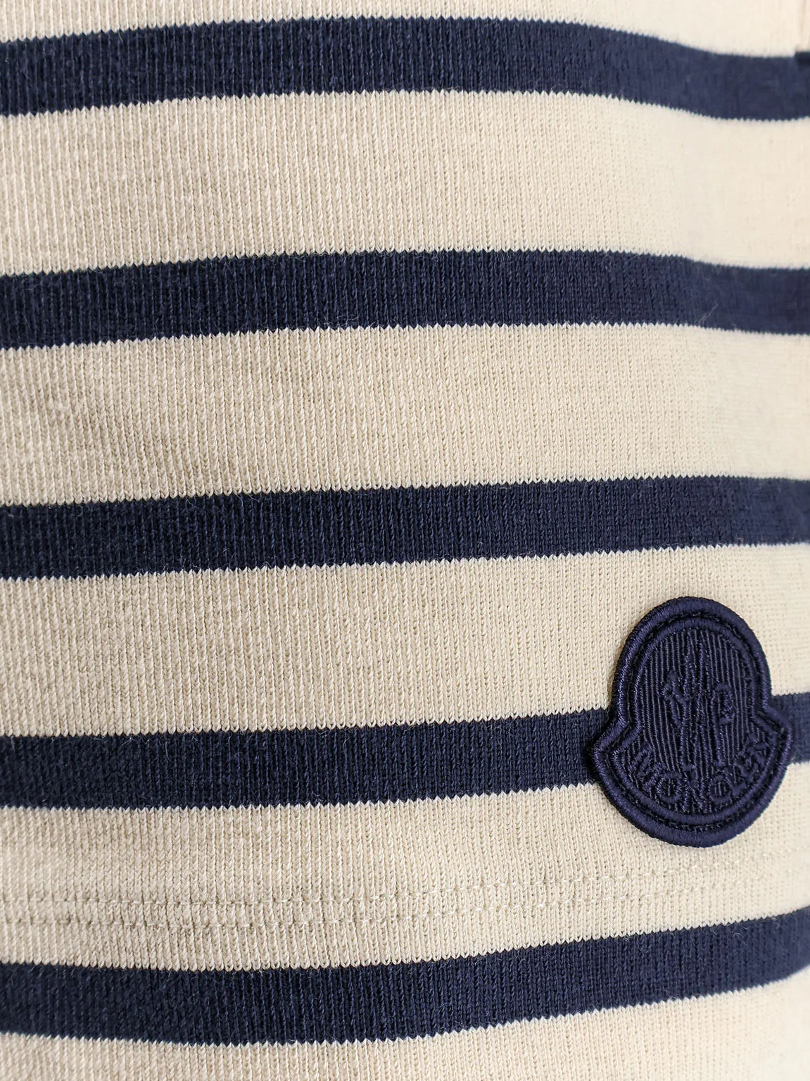 Cotton shorts with striped pattern