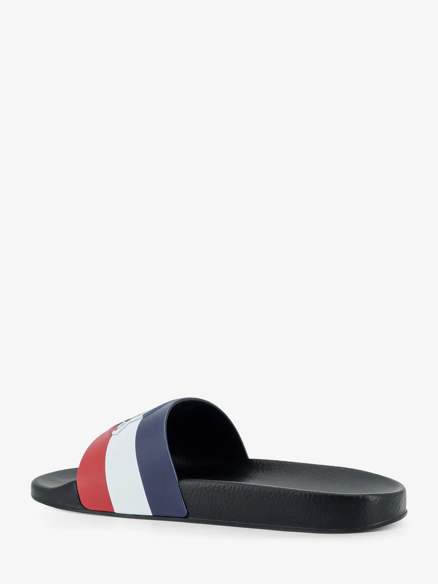 Basile rubber sandals with front logo patch