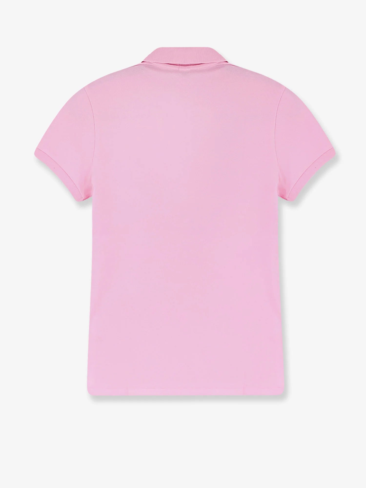 Cotton blend polo with embroidered logo