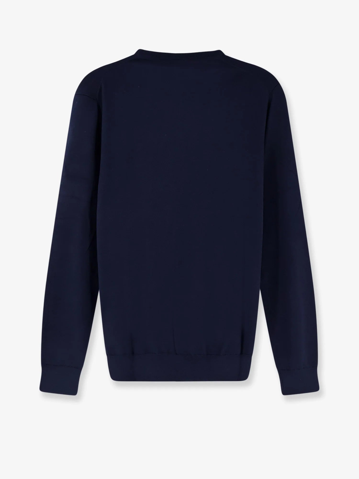 Cotton sweater with embroidered logo on the front