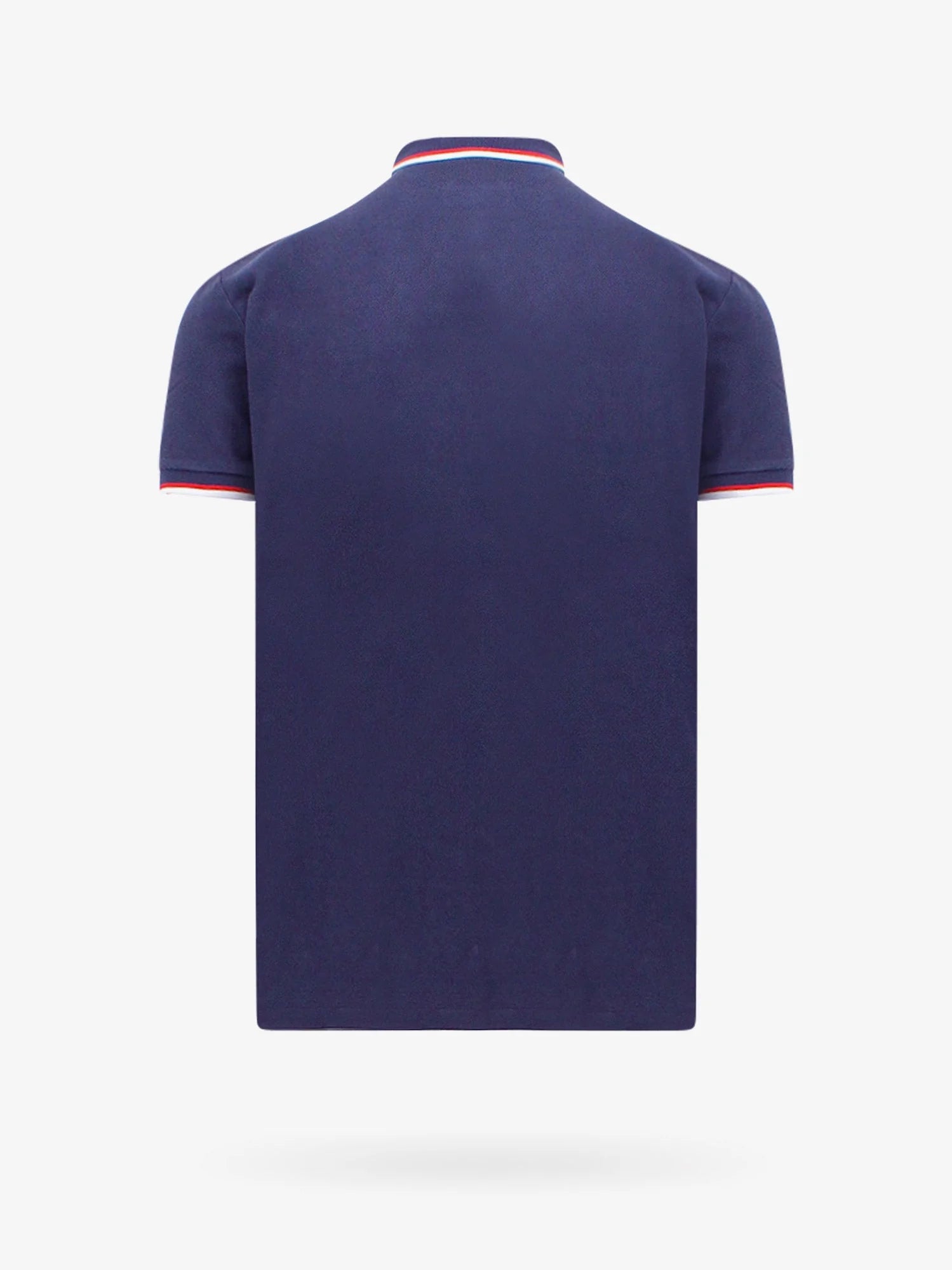 Cotton polo shirt with contrasting profiles
