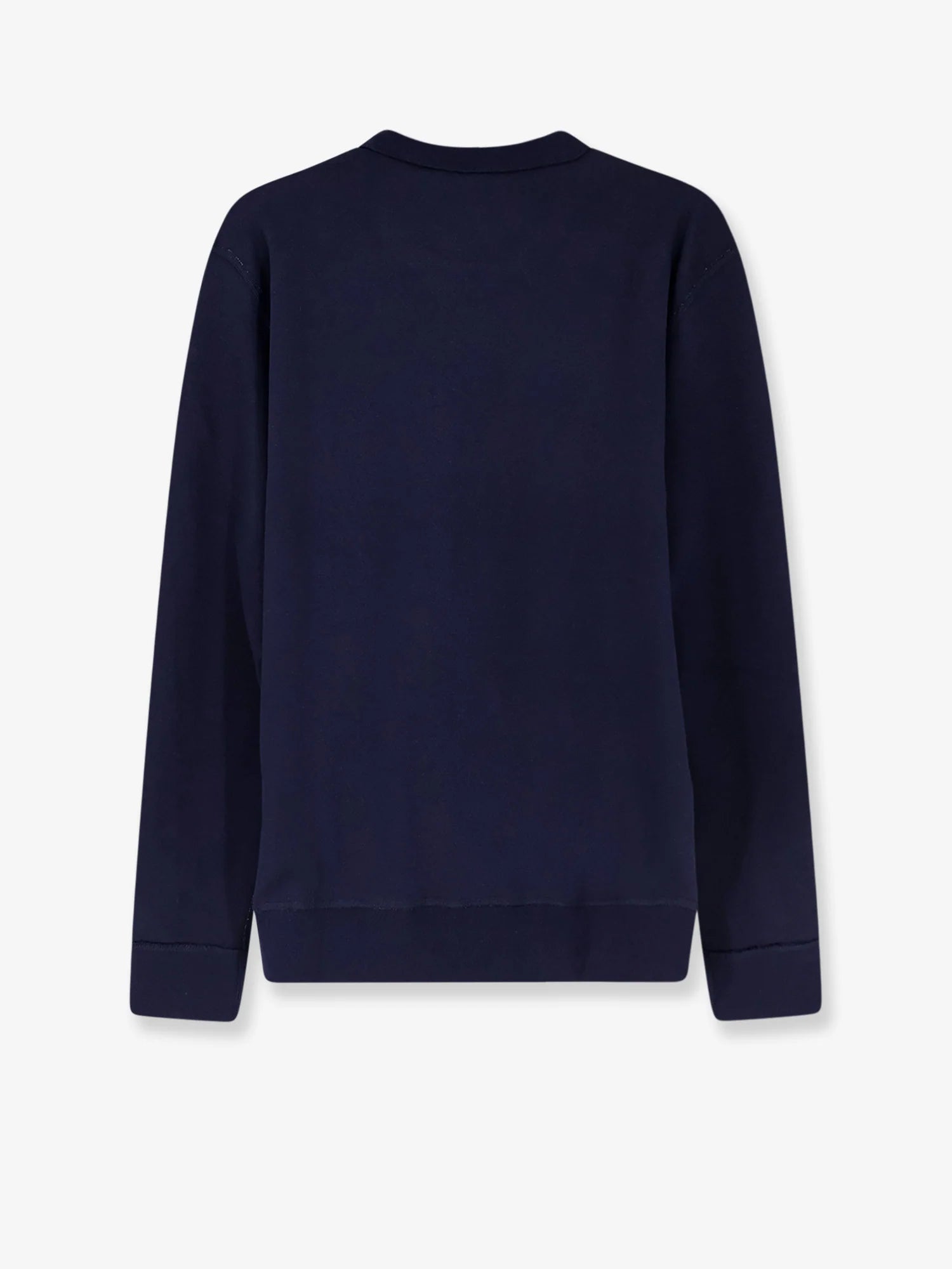 Cotton blend sweatshirt with front embroidered logo