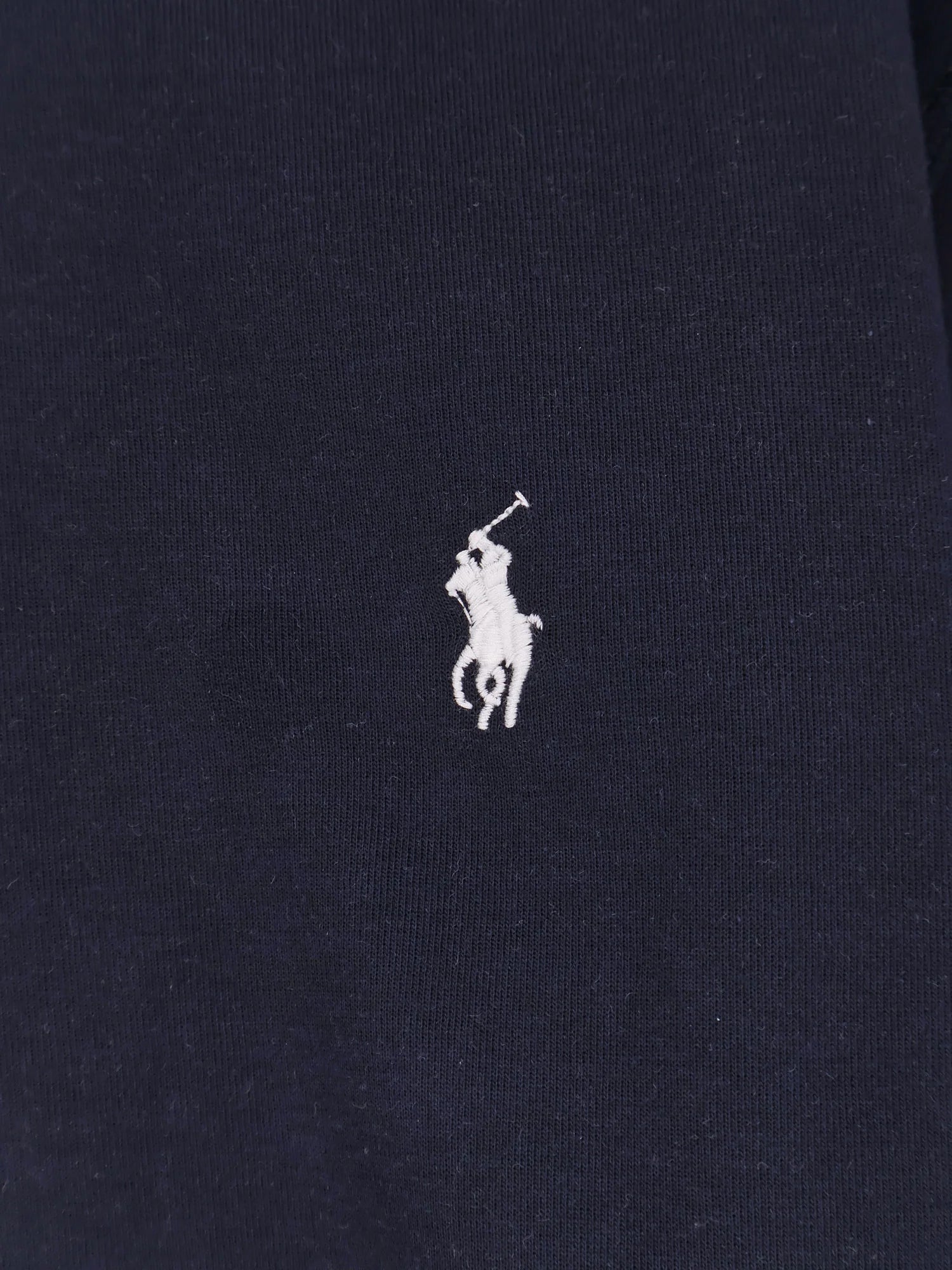Cotton blend sweatshirt with front embroidered logo
