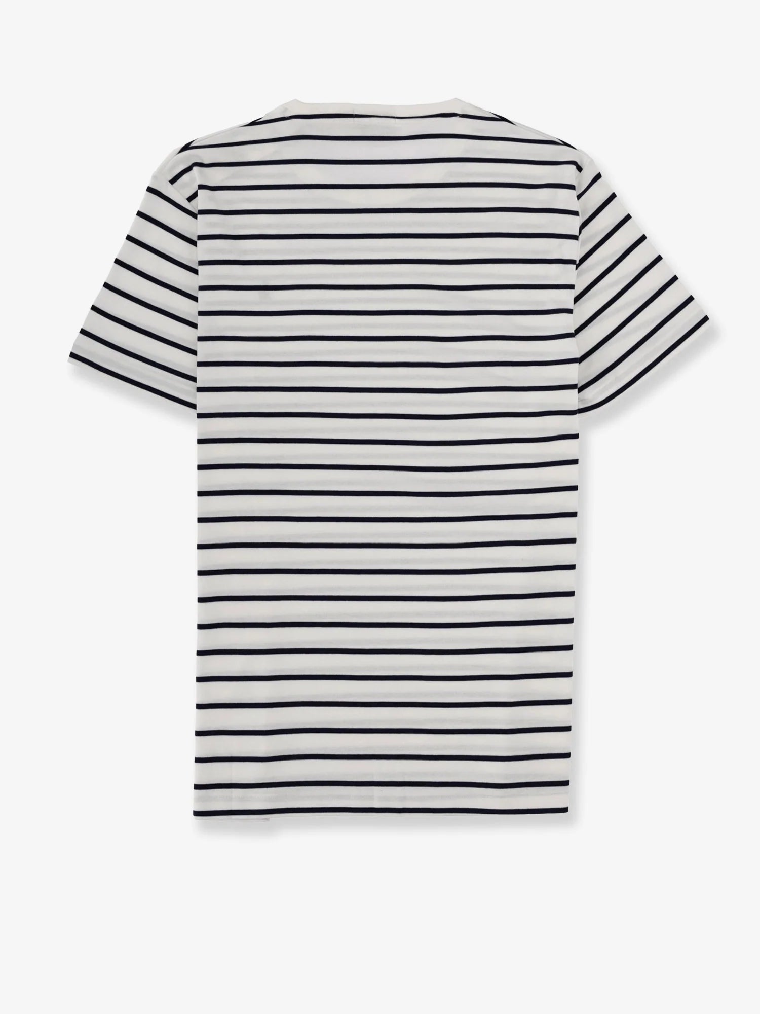 Cotton T-shirt with striped pattern