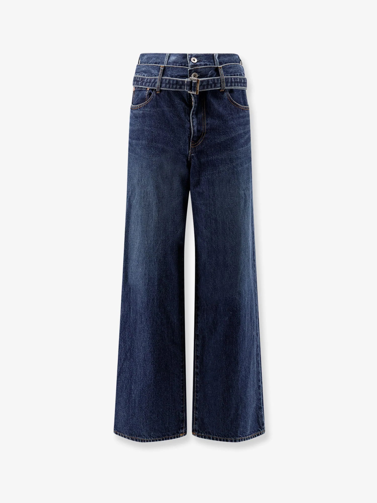Blue denim jeans