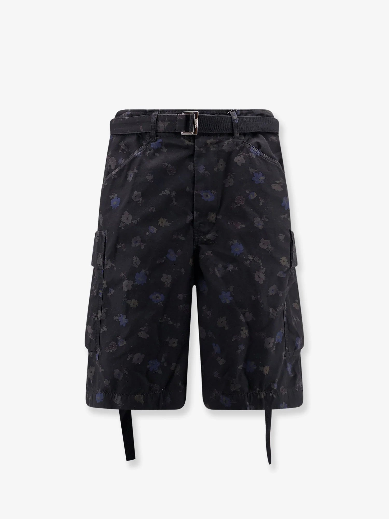 Printed cotton shorts