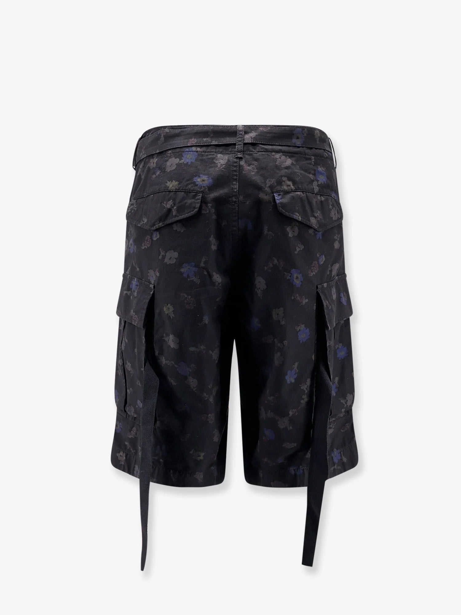 Printed cotton shorts