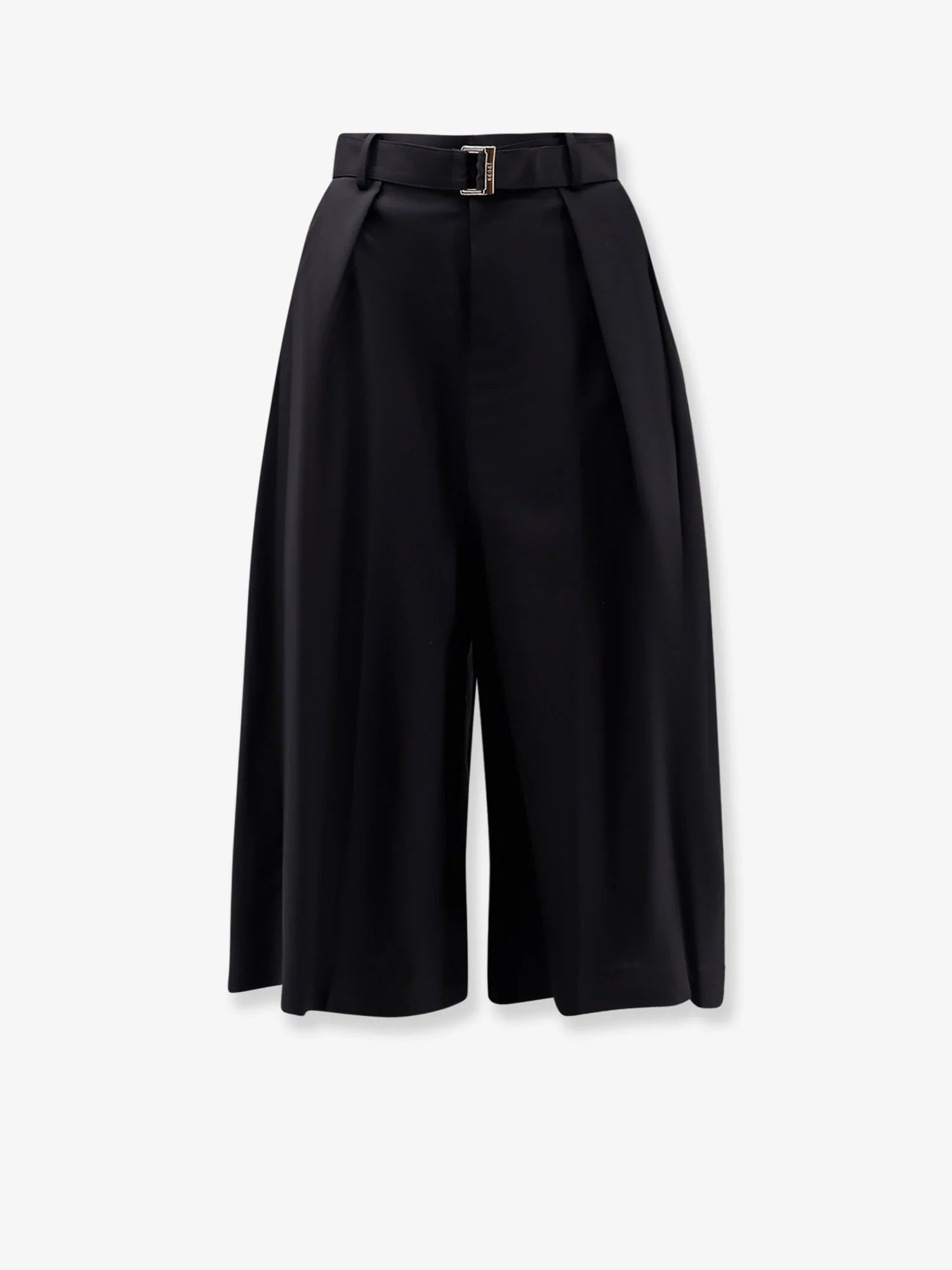 Wool blend bermuda shorts