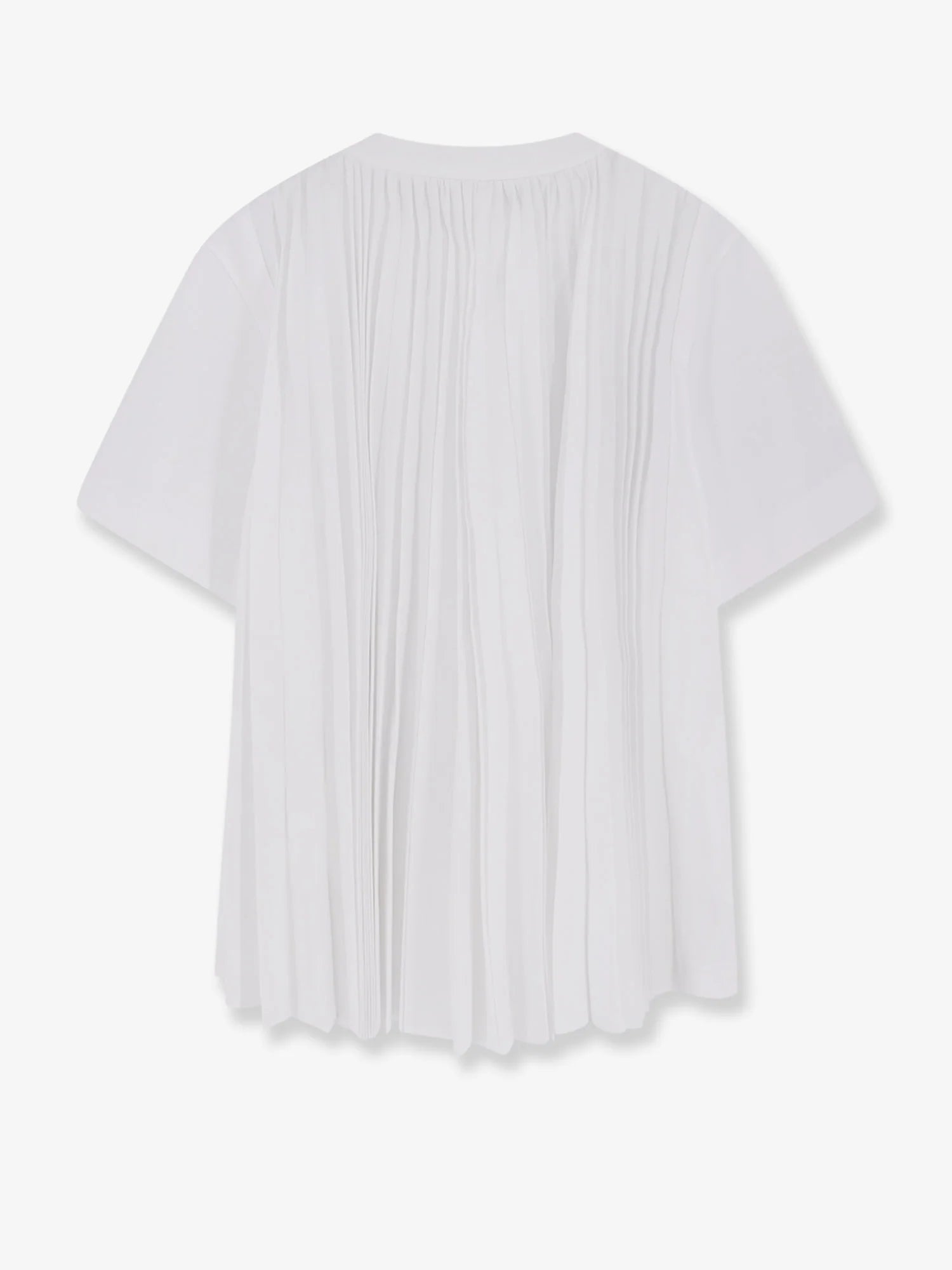 Cotton and polyester t-shirt