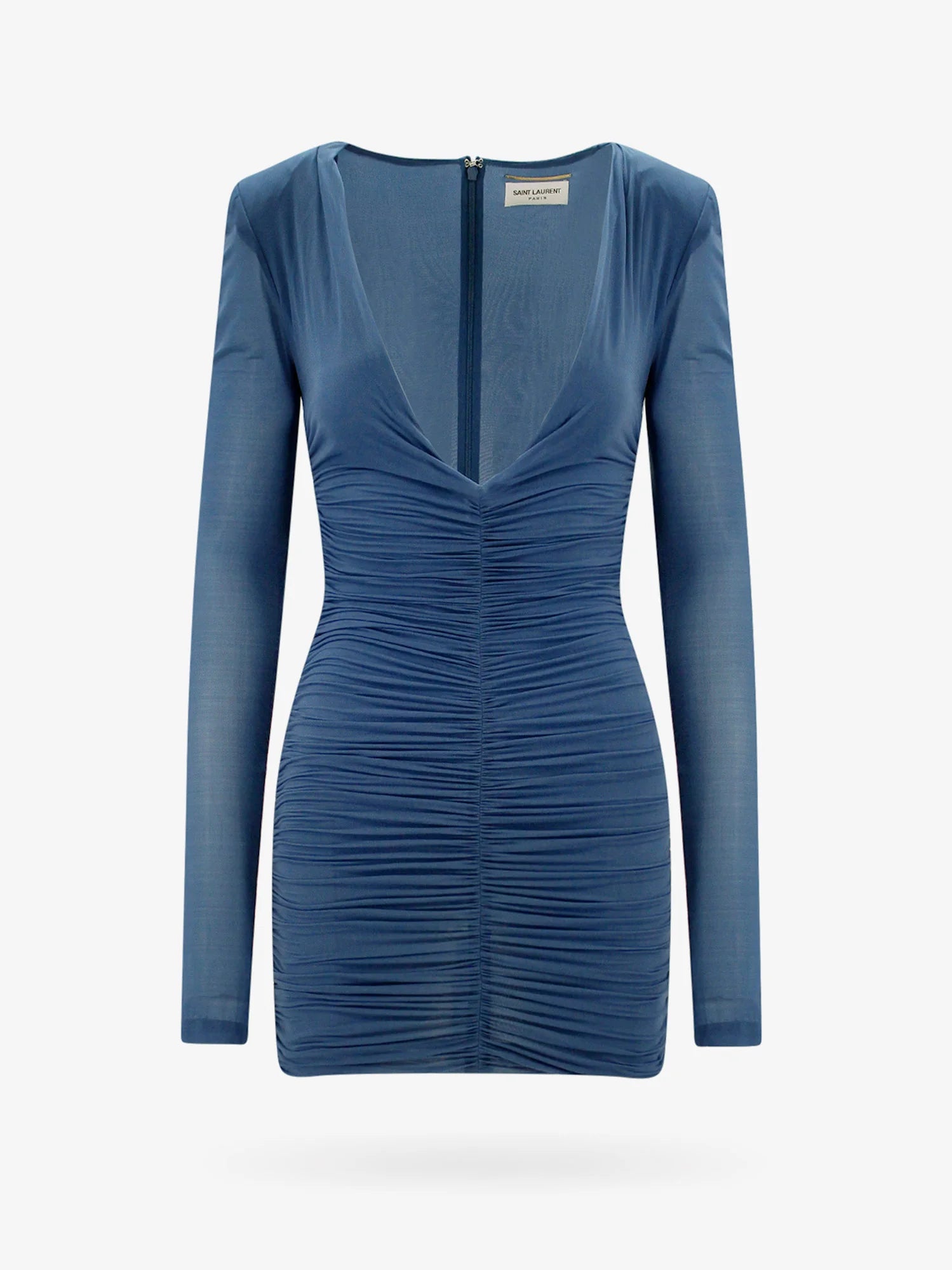 Draped fabric dress