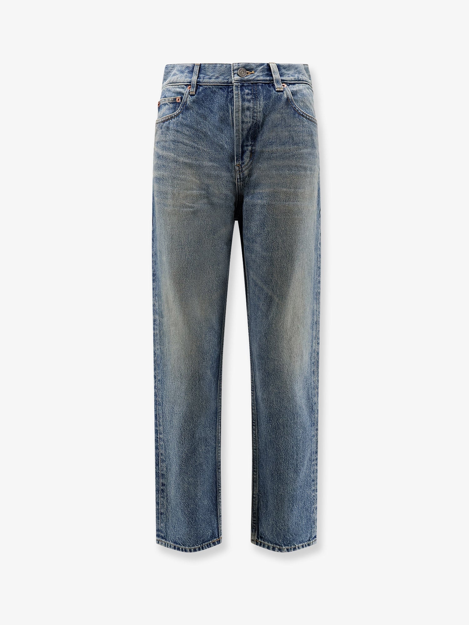 Ankle midi blue denim jeans