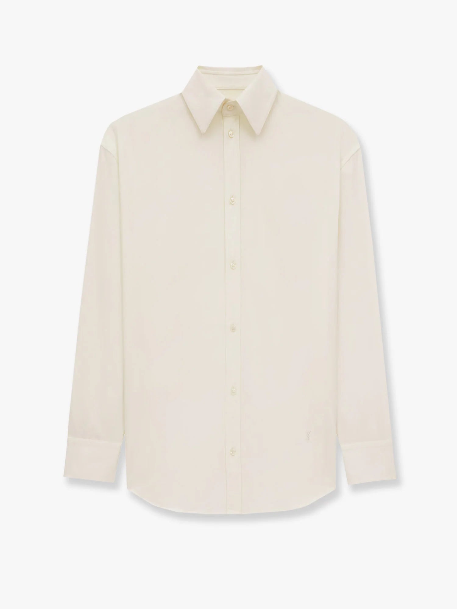 Certified cotton shirt with Monogram embroidery