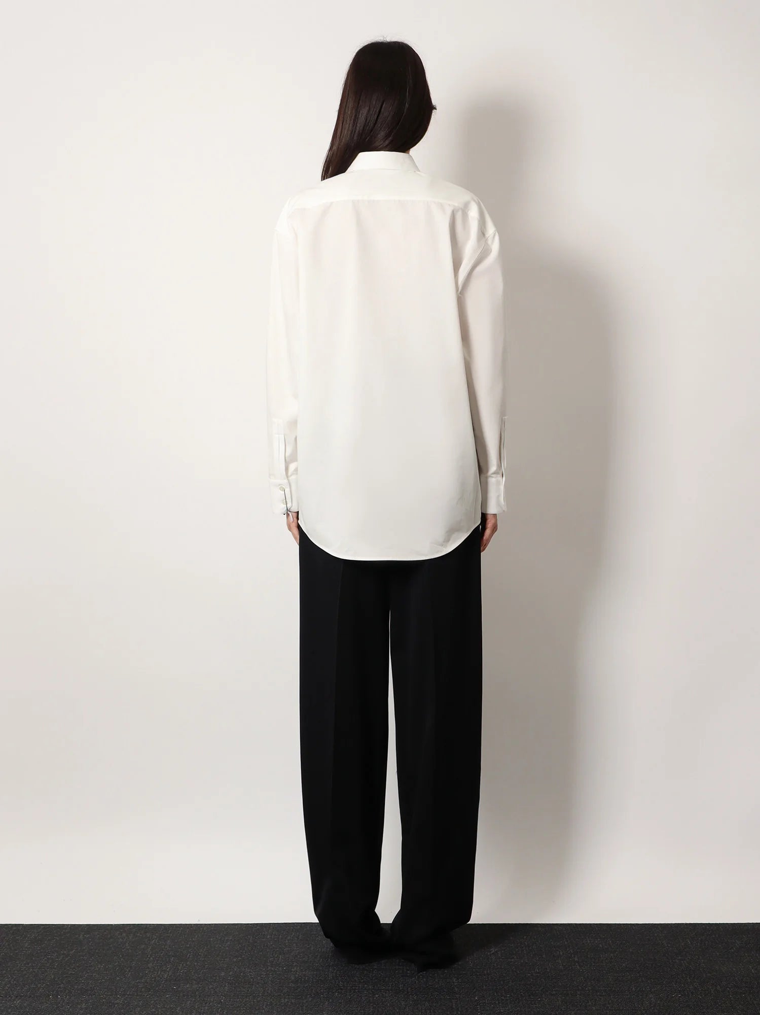 Certified cotton shirt with Monogram embroidery