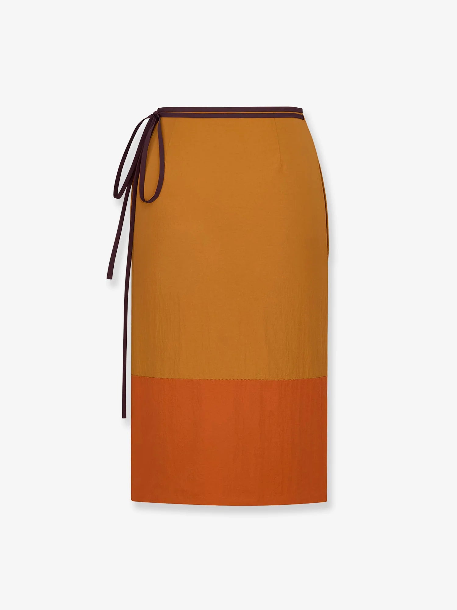Nylon pencil skirt