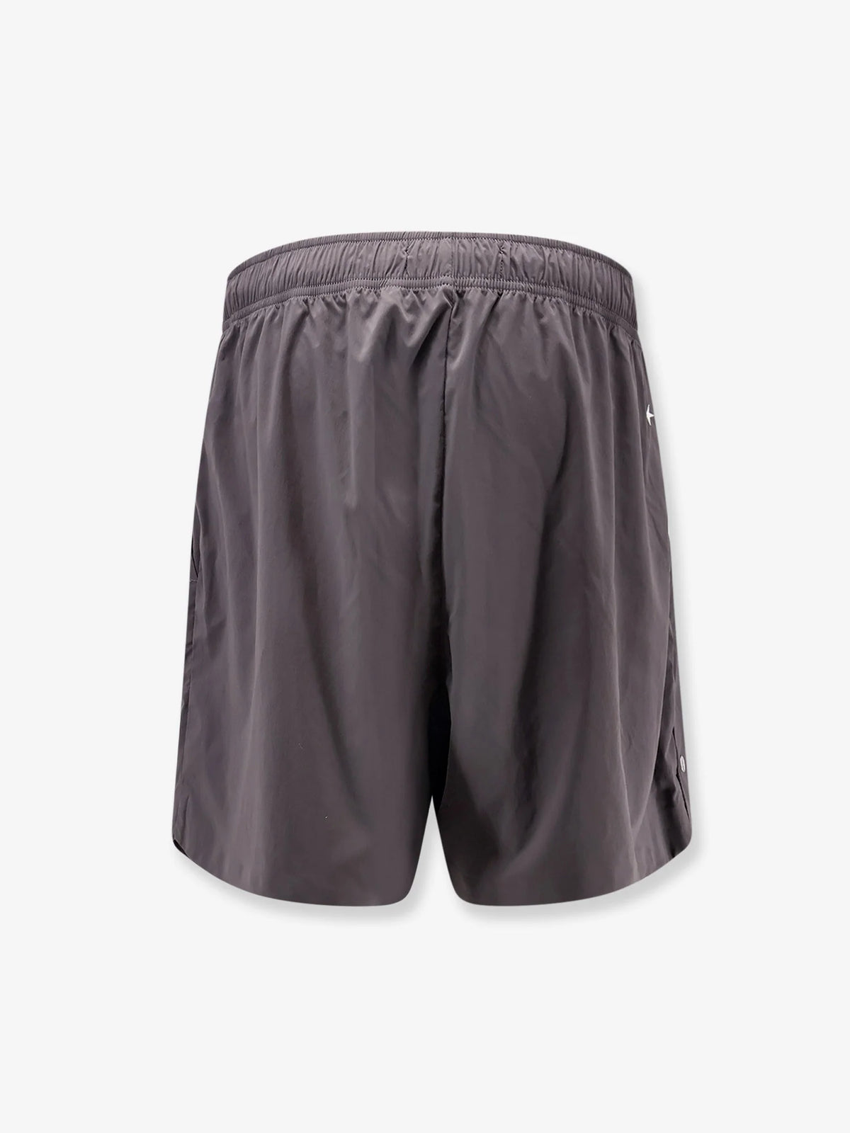 Nylon Bermuda shorts with embroidered logo on the back