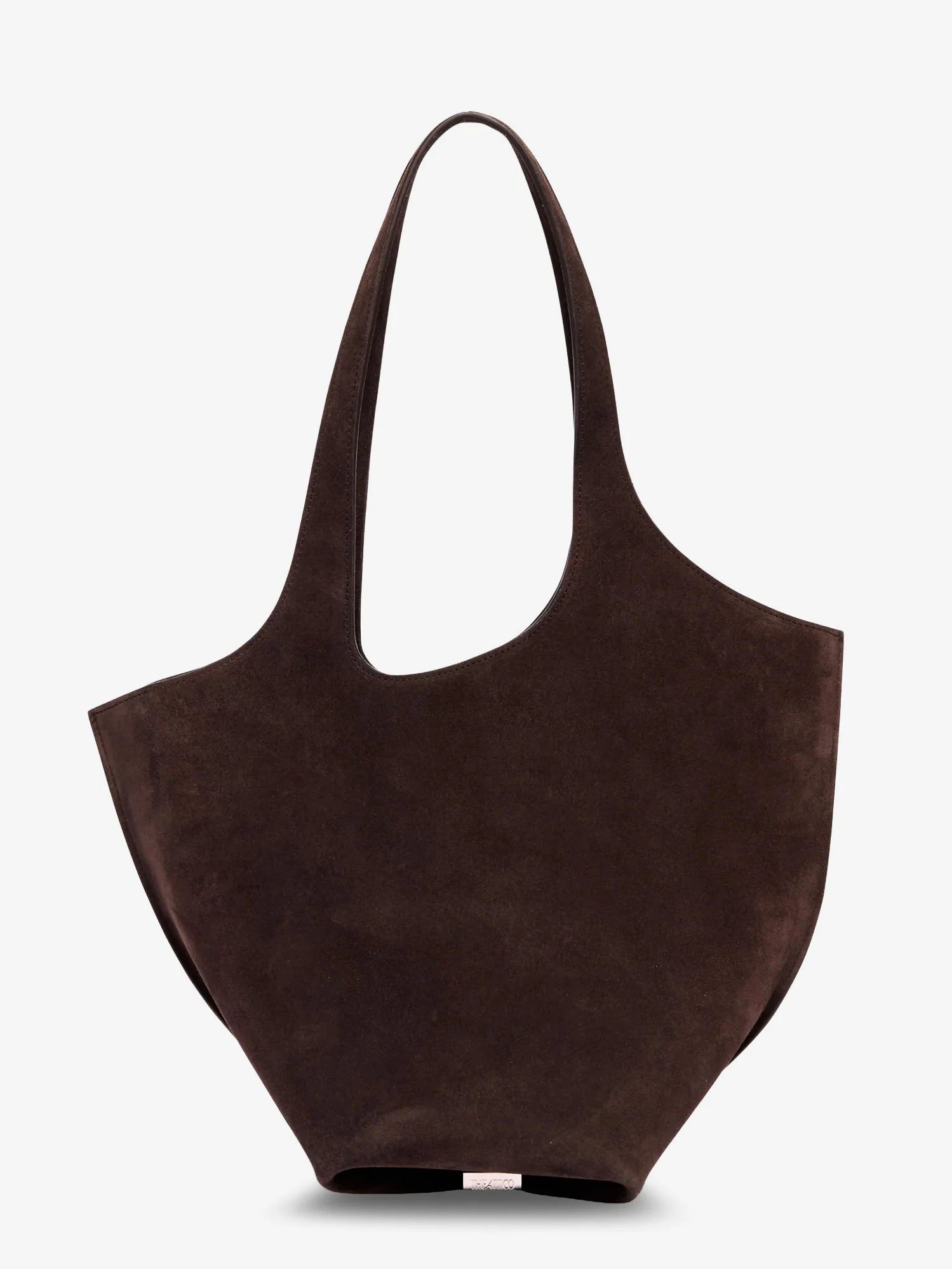 La Scoop suede shoulder bag